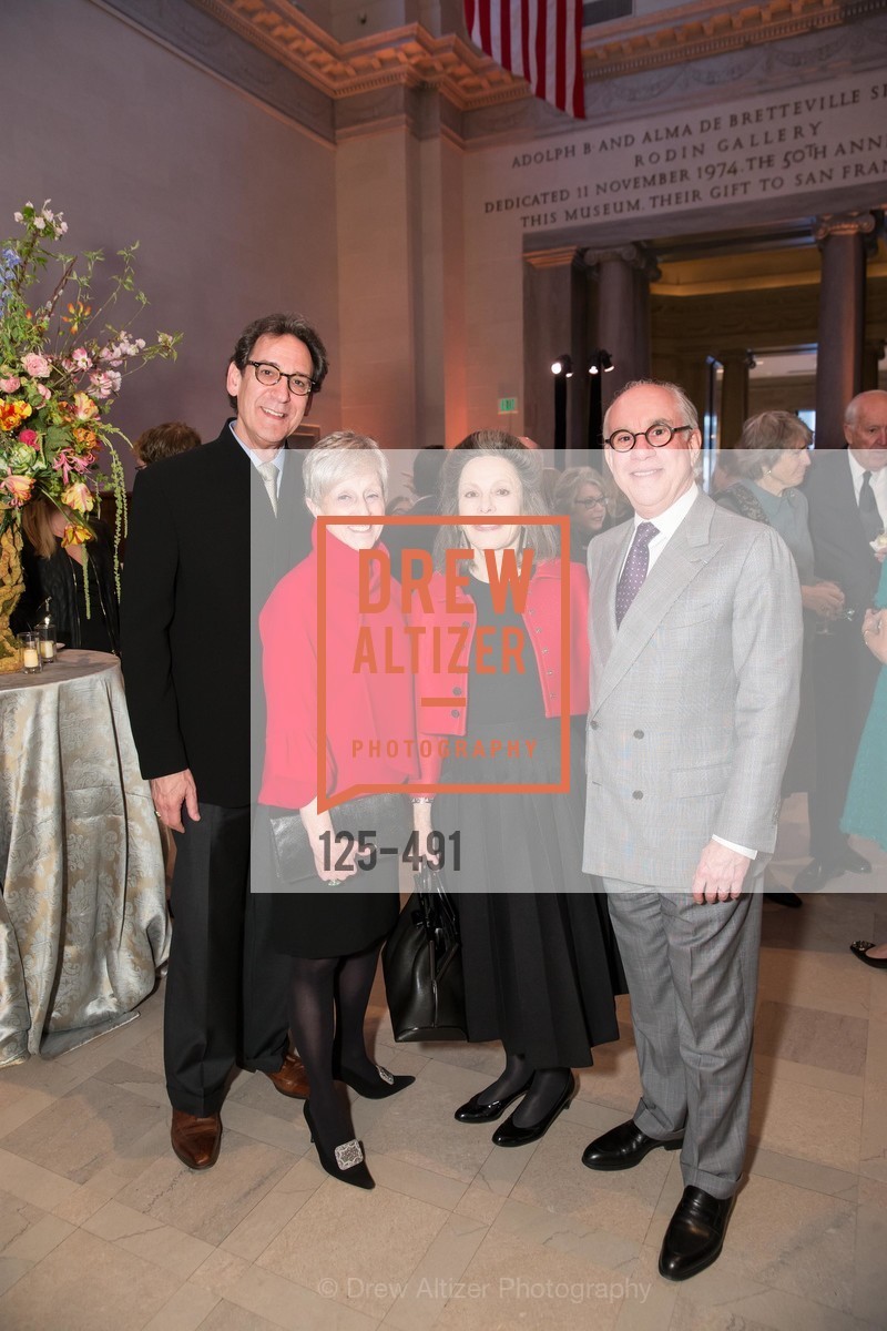 Fred Levin, Nancy Livingston, Francoise Skurman, Andrew Skurman, The Salon Doré from the Hôtel de La Trémoille Donor Opening, US. Legion of Honor, April 2nd, 2014,Drew Altizer, Drew Altizer Photography, full-service agency, private events, San Francisco photographer, photographer california