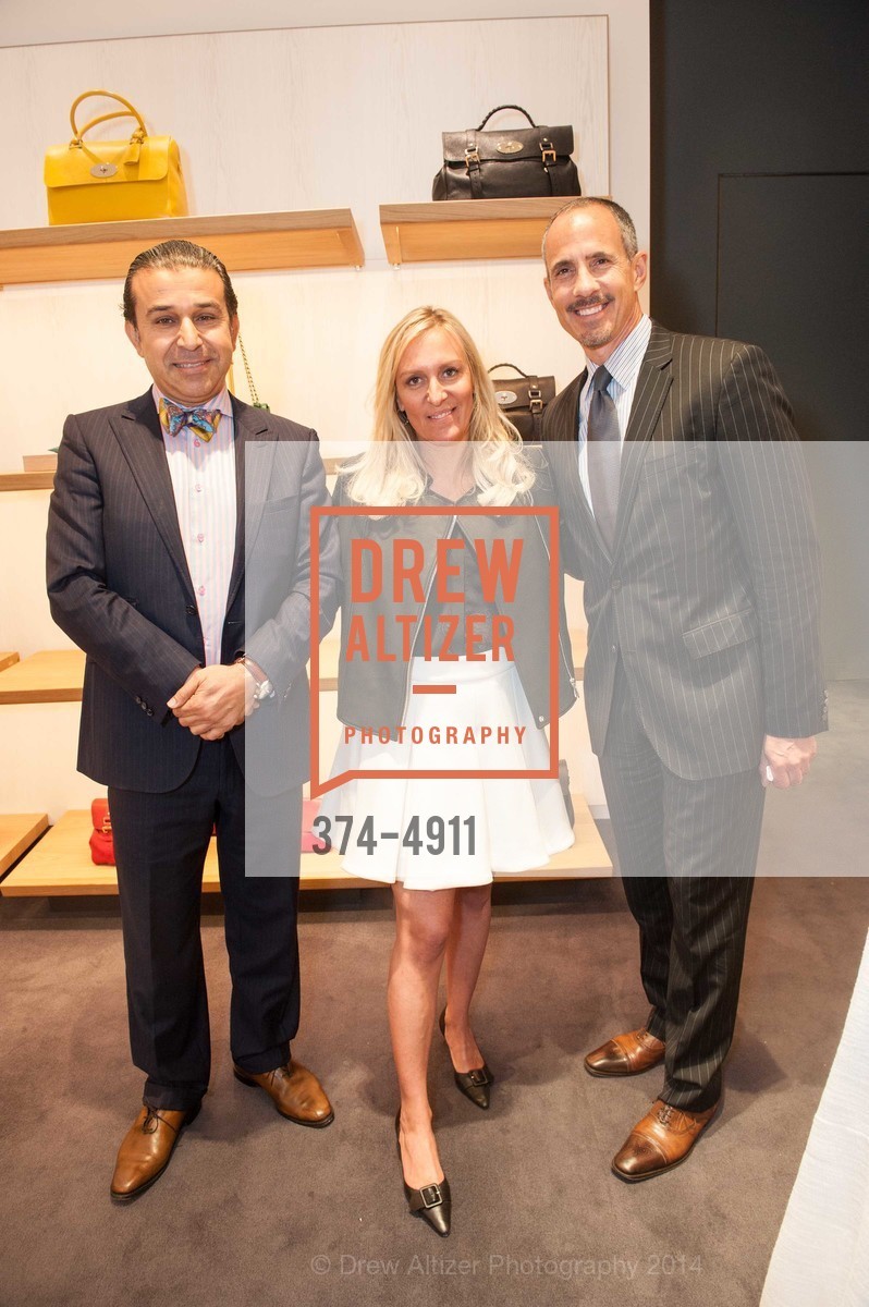Franco Uomo, Elizabeth Reid, Carl Barbato, MULBERRY VALLEY FAIR Opening with Kelley Roberts and the Lucile Packard Children's Hospital, US, March 18th, 2014, Photo #374-4911 Franco Uomo, Elizabeth Reid, Carl Barbato, Photo #374-4911