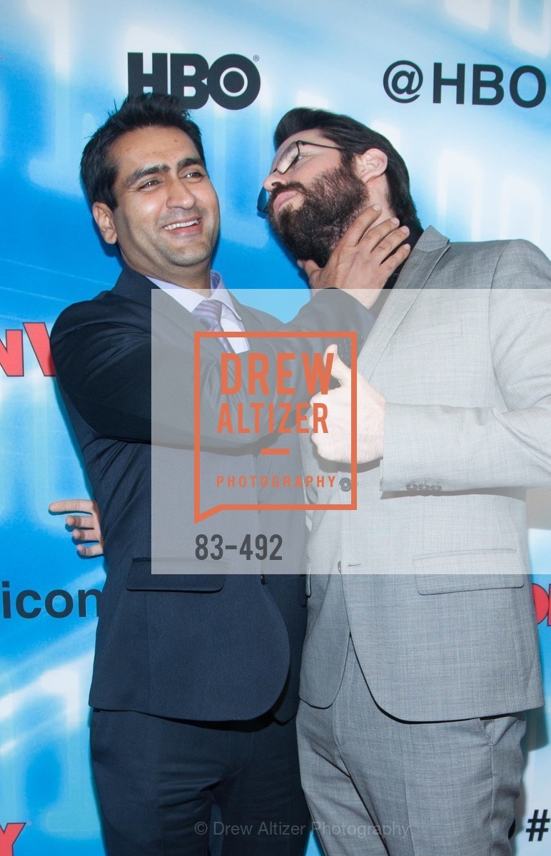 Kumail Nanjiani, Martin Starr, HBO Original Series 'Silicon Valley' Bay Area Premiere, US. US, . US, Photo #83-492 Kumail Nanjiani, Martin Starr, Photo #83-492