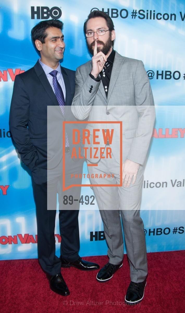 Kumail Nanjiani, Martin Starr, HBO Original Series 'Silicon Valley' Bay Area Premiere, US. US, April 2nd, 2014,Drew Altizer, Drew Altizer Photography, full-service agency, private events, San Francisco photographer, photographer california
