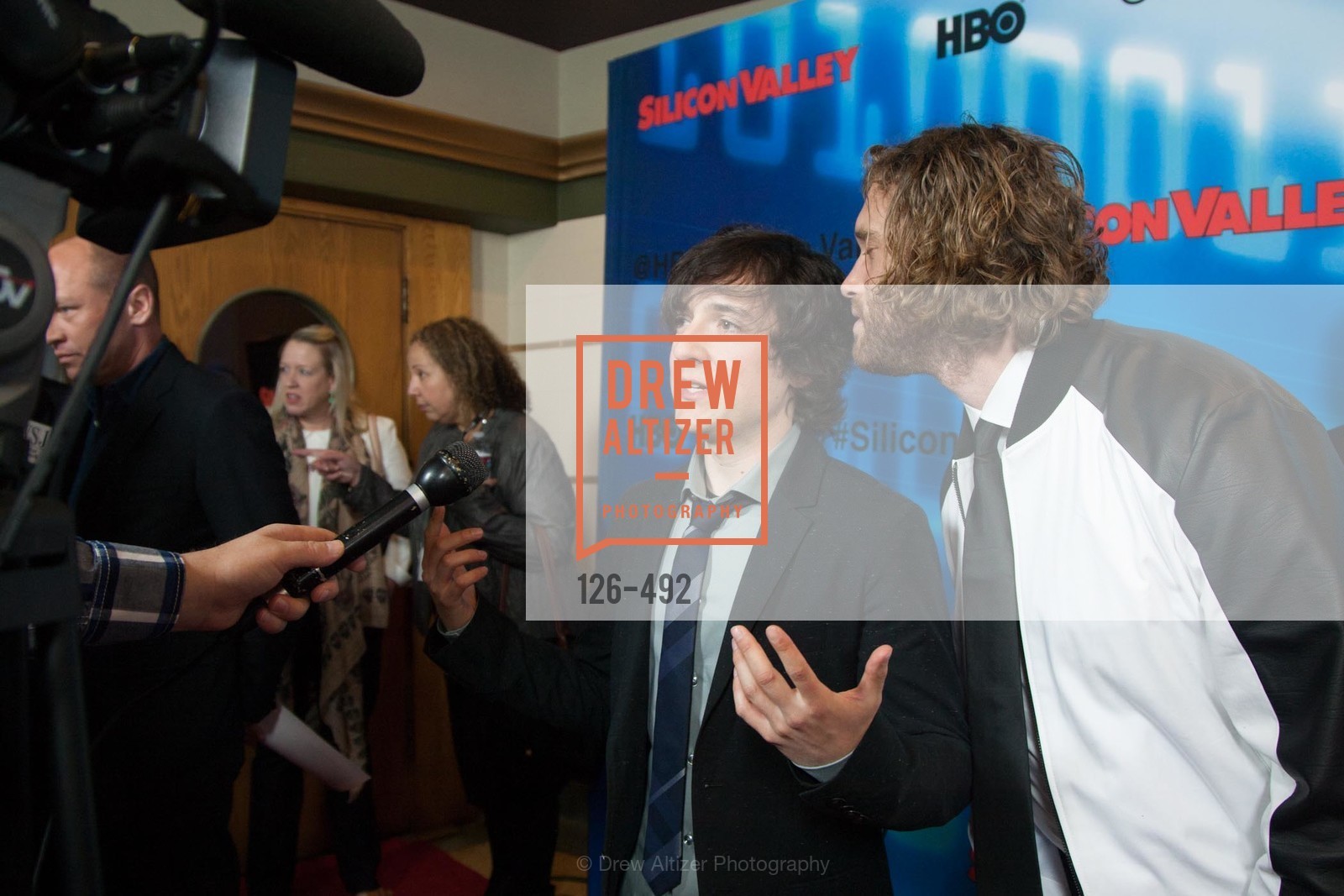 Josh Brener, TJ Miller, HBO Original Series 'Silicon Valley' Bay Area Premiere, US. US, April 2nd, 2014,Drew Altizer, Drew Altizer Photography, full-service agency, private events, San Francisco photographer, photographer california