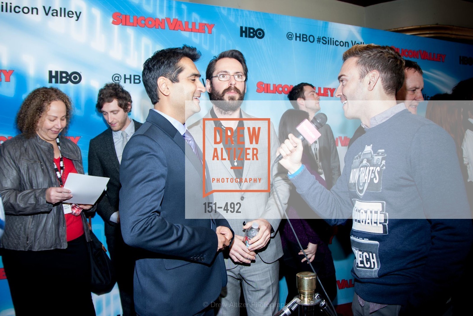 Kumail Nanjiani, Martin Starr, HBO Original Series 'Silicon Valley' Bay Area Premiere, US. US, April 2nd, 2014,Drew Altizer, Drew Altizer Photography, full-service agency, private events, San Francisco photographer, photographer california
