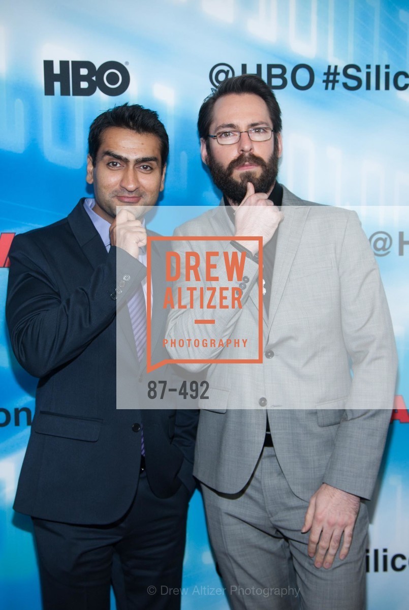 Kumail Nanjiani, Martin Starr, HBO Original Series 'Silicon Valley' Bay Area Premiere, US. US, April 2nd, 2014,Drew Altizer, Drew Altizer Photography, full-service event agency, private events, San Francisco photographer, photographer California