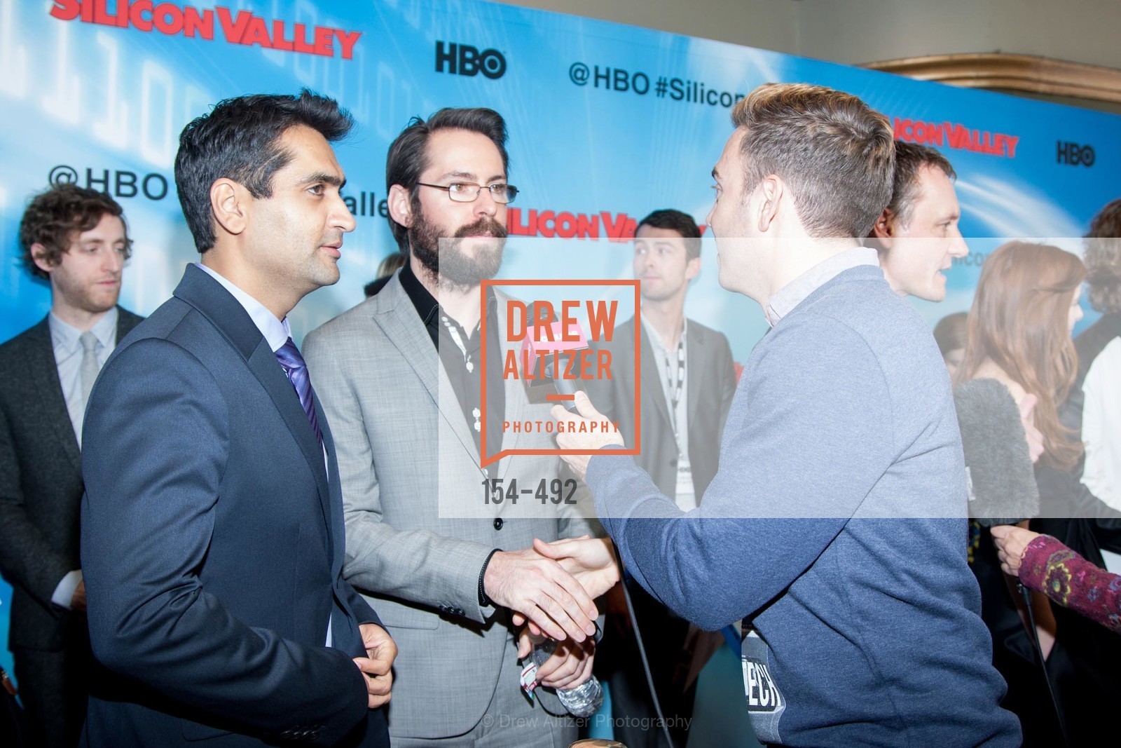 Kumail Nanjiani, Martin Starr, HBO Original Series 'Silicon Valley' Bay Area Premiere, US. US, April 2nd, 2014,Drew Altizer, Drew Altizer Photography, full-service agency, private events, San Francisco photographer, photographer california