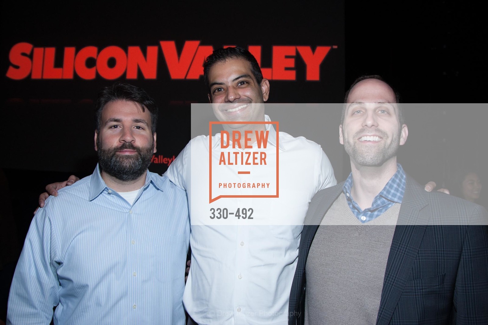 Joe Bahr, Nevin Kamath, Jeremy Strauss, HBO Original Series 'Silicon Valley' Bay Area Premiere, US. US, April 2nd, 2014,Drew Altizer, Drew Altizer Photography, full-service agency, private events, San Francisco photographer, photographer california