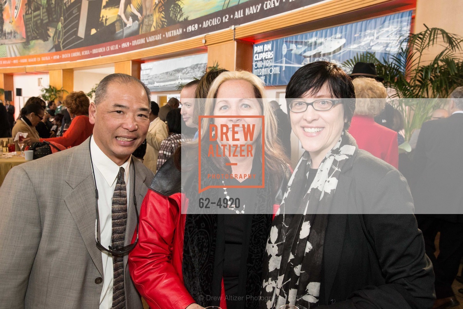 Richard Jue, Maggie Lynch, Kristen Holland, WILLIE L BROWN JR BRIDGE Opening, US, February 11th, 2014, Photo #62-4920 Richard Jue, Maggie Lynch, Kristen Holland, Photo #62-4920