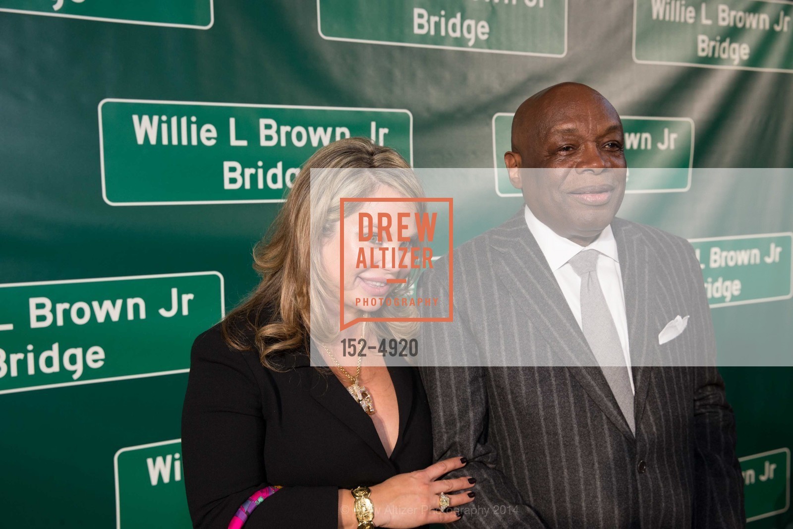 Rada Katz, Willie Brown, WILLIE L BROWN JR BRIDGE Opening, US, February 11th, 2014, Photo #152-4920 Rada Katz, Willie Brown, Photo #152-4920