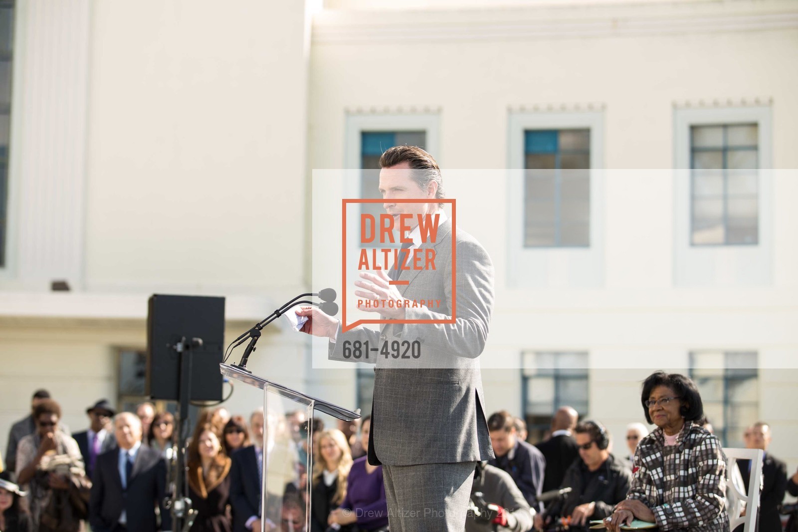 Gavin Newsom, WILLIE L BROWN JR BRIDGE Opening, US, February 11th, 2014, Photo #681-4920 Gavin Newsom, Photo #681-4920