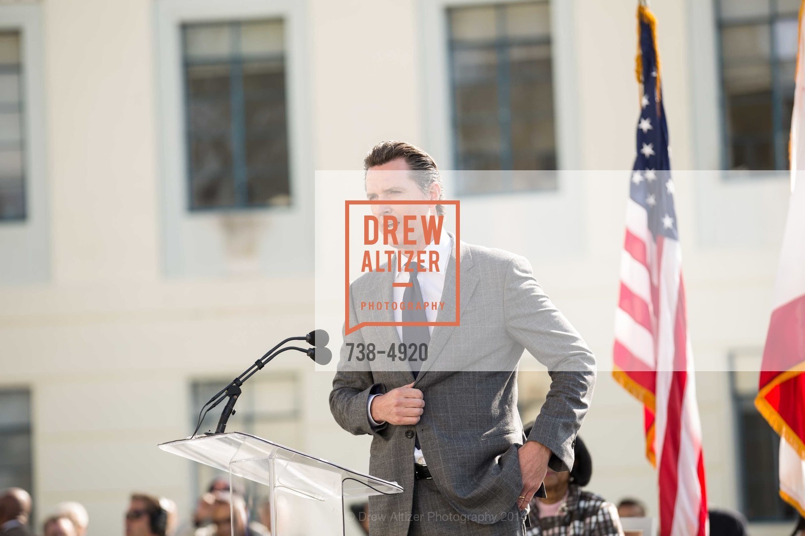 Gavin Newsom, WILLIE L BROWN JR BRIDGE Opening, US, February 11th, 2014, Photo #738-4920 Gavin Newsom, Photo #738-4920
