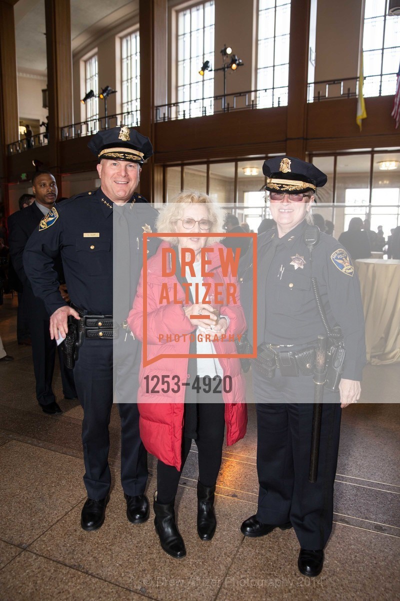 Chief Greg Suhr, Lyn Tomioka, WILLIE L BROWN JR BRIDGE Opening, US, February 11th, 2014, Photo #1253-4920 Chief Greg Suhr, Lyn Tomioka, Photo #1253-4920