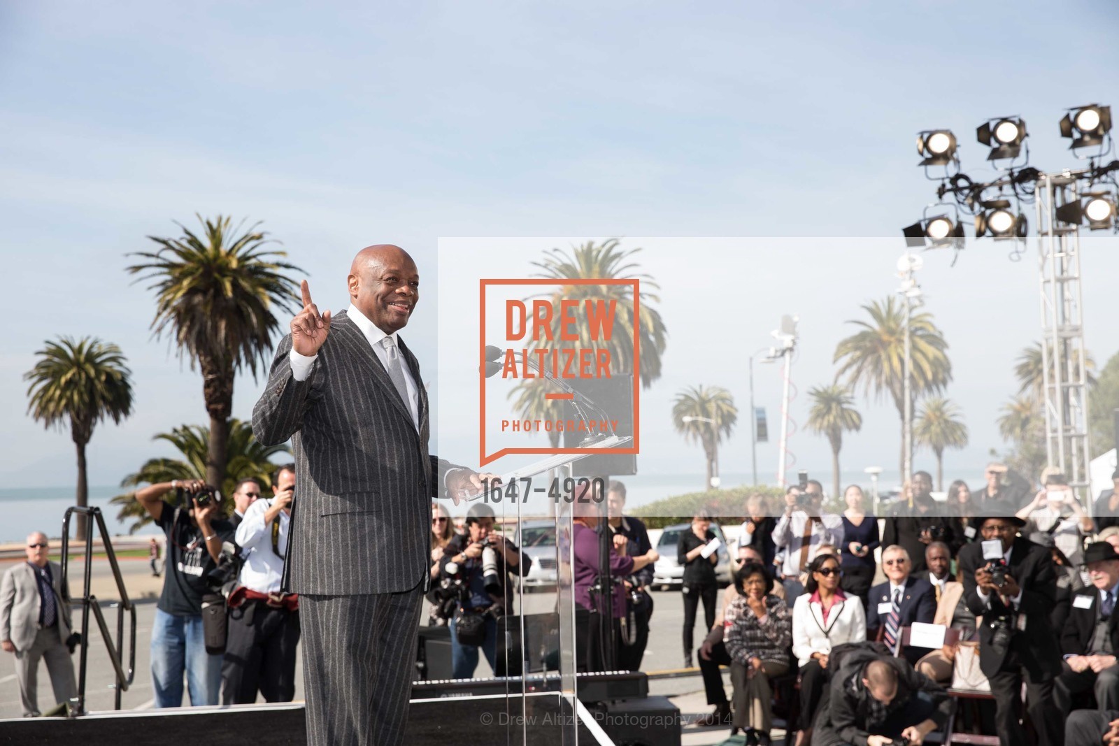 Willie Brown, WILLIE L BROWN JR BRIDGE Opening, US, February 11th, 2014, Photo #1647-4920 Willie Brown, Photo #1647-4920
