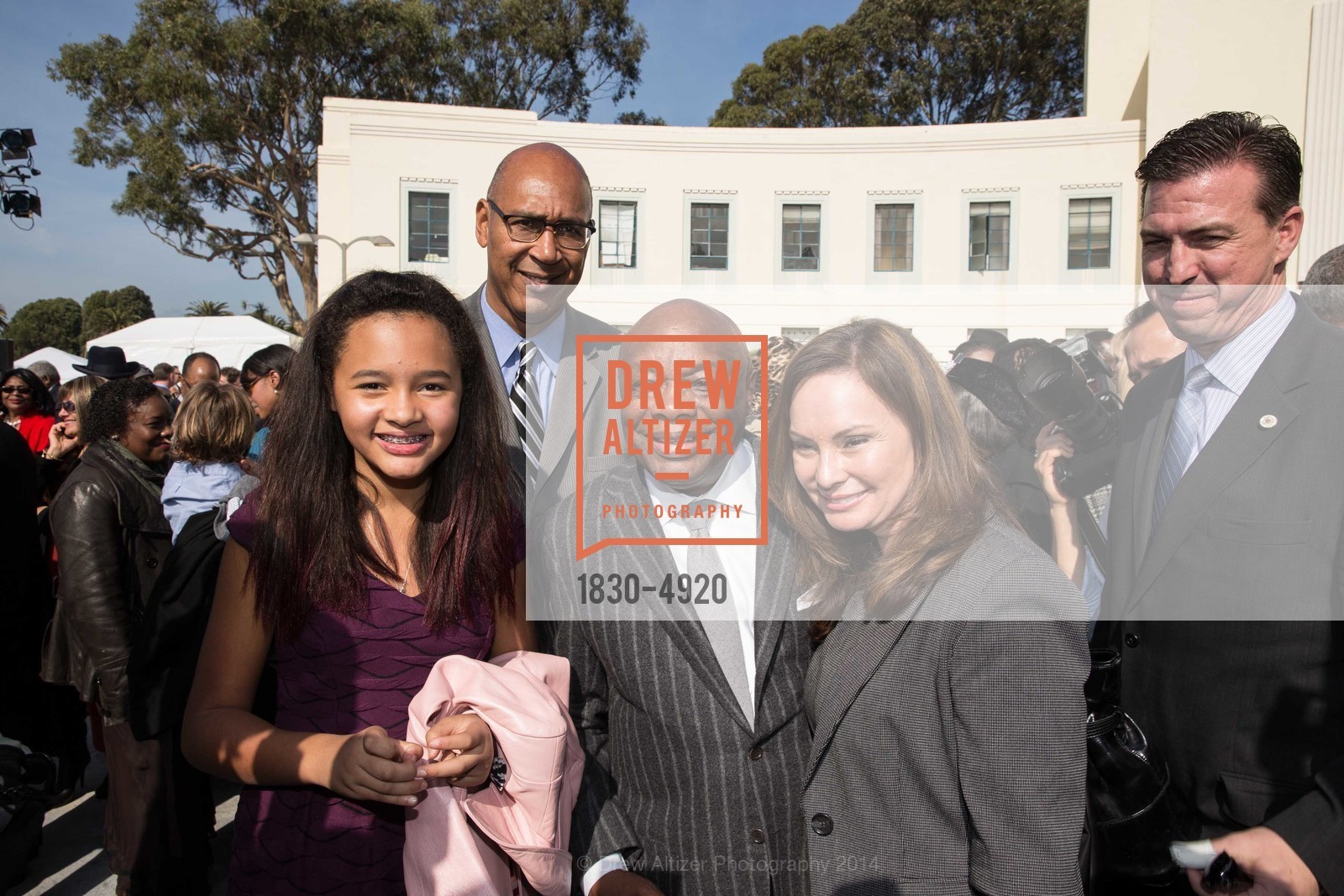 Sydney Brown, Willie Brown, WILLIE L BROWN JR BRIDGE Opening, US, February 11th, 2014, Photo #1830-4920 Sydney Brown, Willie Brown, Photo #1830-4920