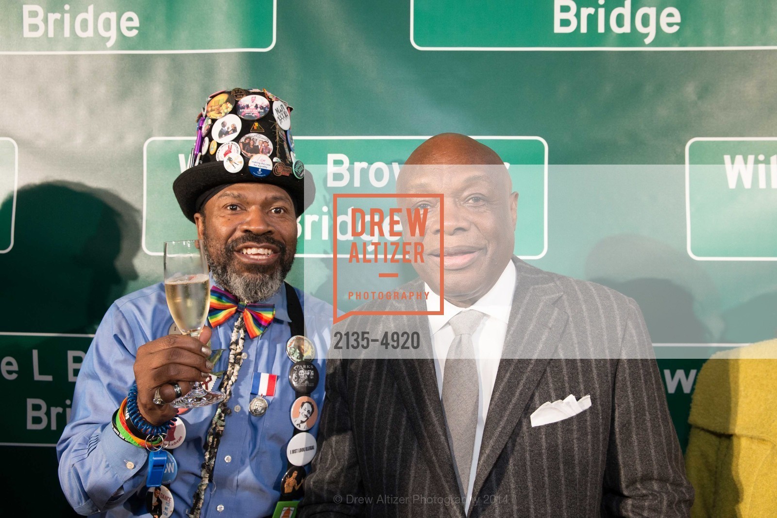 Willie Brown, WILLIE L BROWN JR BRIDGE Opening, US, February 11th, 2014, Photo #2135-4920 Willie Brown, Photo #2135-4920