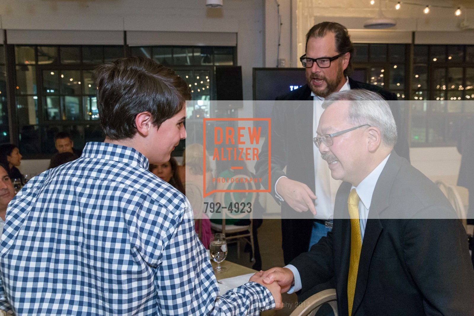 Marc Benioff, Mayor Ed Lee, Photo #792-4923