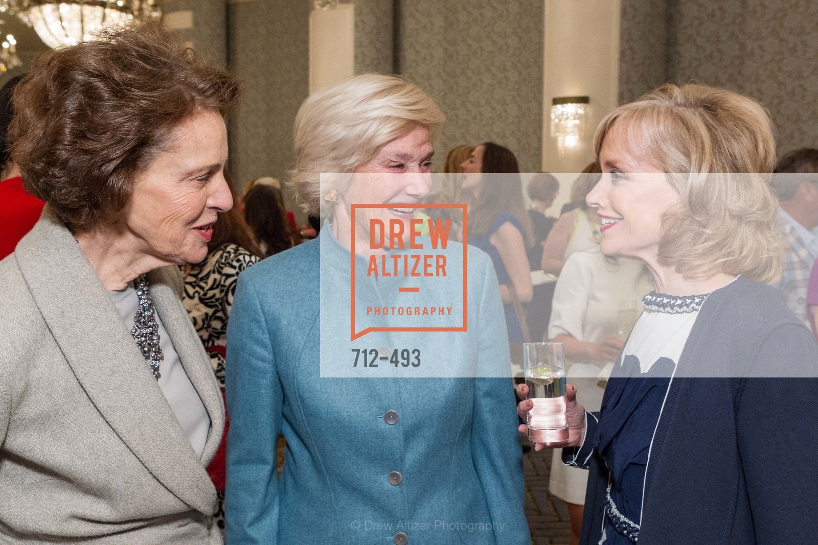 Barbara George, Judy Wilbur, O.J. Shansby, SAN FRANCISCO BALLET AUXULIARY 2014 Fashion Show, US. The Fairmont, Photo #712-493 Barbara George, Judy Wilbur, O.J. Shansby, Photo #712-493