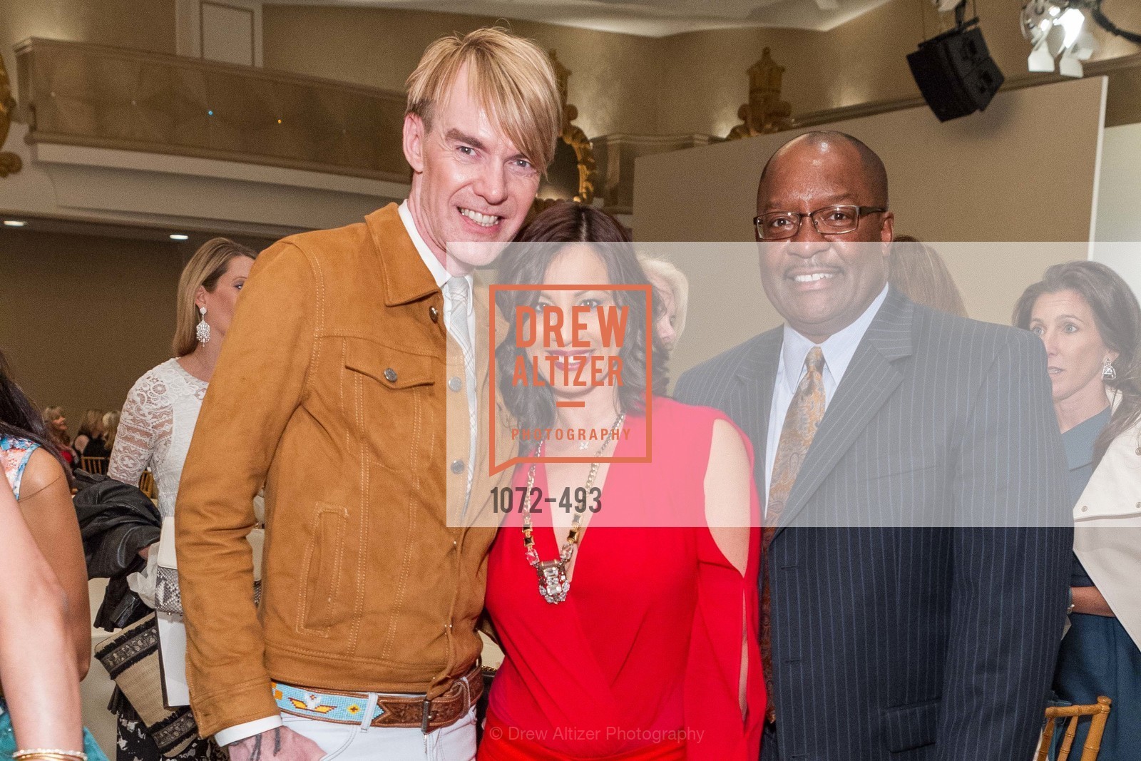 Ken Downing, Claudia Santana, Don Tynes, SAN FRANCISCO BALLET AUXULIARY 2014 Fashion Show, US. The Fairmont, April 3rd, 2014