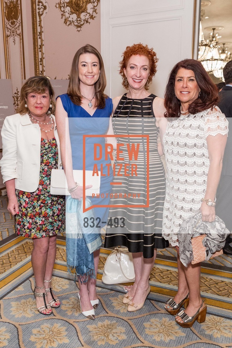Geri Ferrer-Chan, Megan Swagerty, Patricia Roberts, Jamie Miller, SAN FRANCISCO BALLET AUXULIARY 2014 Fashion Show, US. The Fairmont, Photo #832-493 Geri Ferrer-Chan, Megan Swagerty, Patricia Roberts, Jamie Miller, Photo #832-493