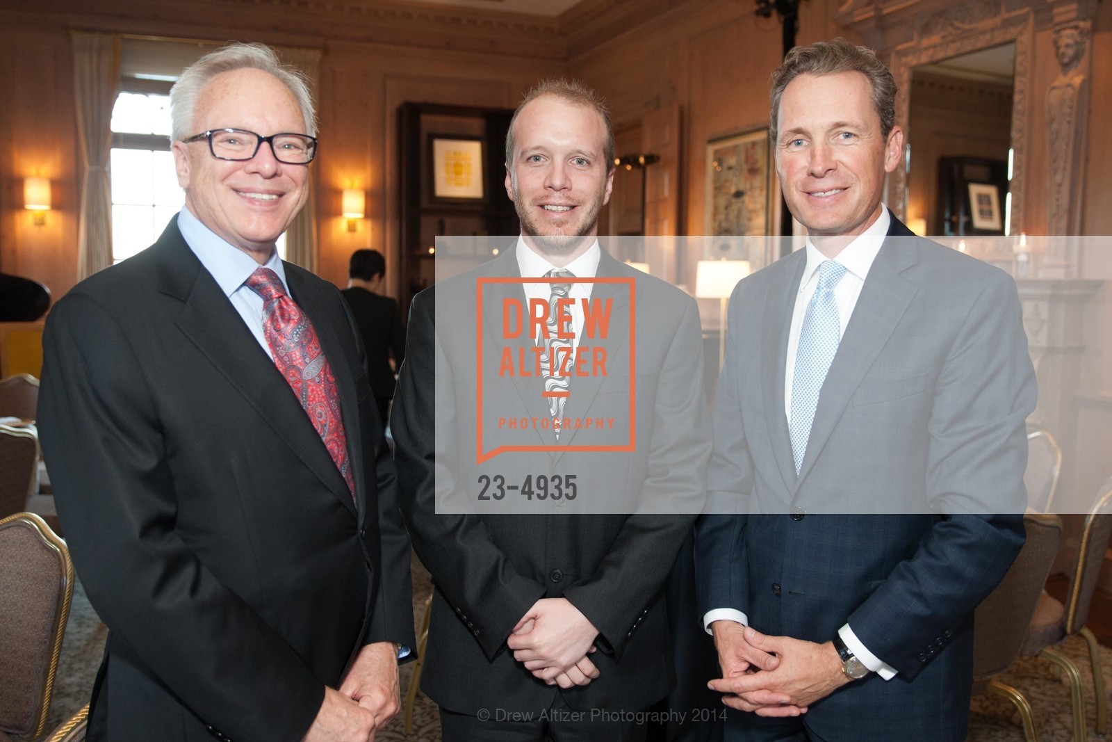Robin Loggie, Tony Gross, David McMaster, SHREVE & CO. HOSTS WELLENDORFF at the Fairmont, US, October 23rd, 2014, Photo #23-4935 Robin Loggie, Tony Gross, David McMaster, Photo #23-4935