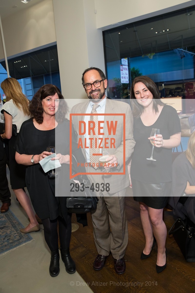 Lisa Curet, Blaise Curet, Maddie Curet, OLIVER PEOPLES San Francisco Store Opening, US, March 14th, 2014, Photo #293-4938 Lisa Curet, Blaise Curet, Maddie Curet, Photo #293-4938