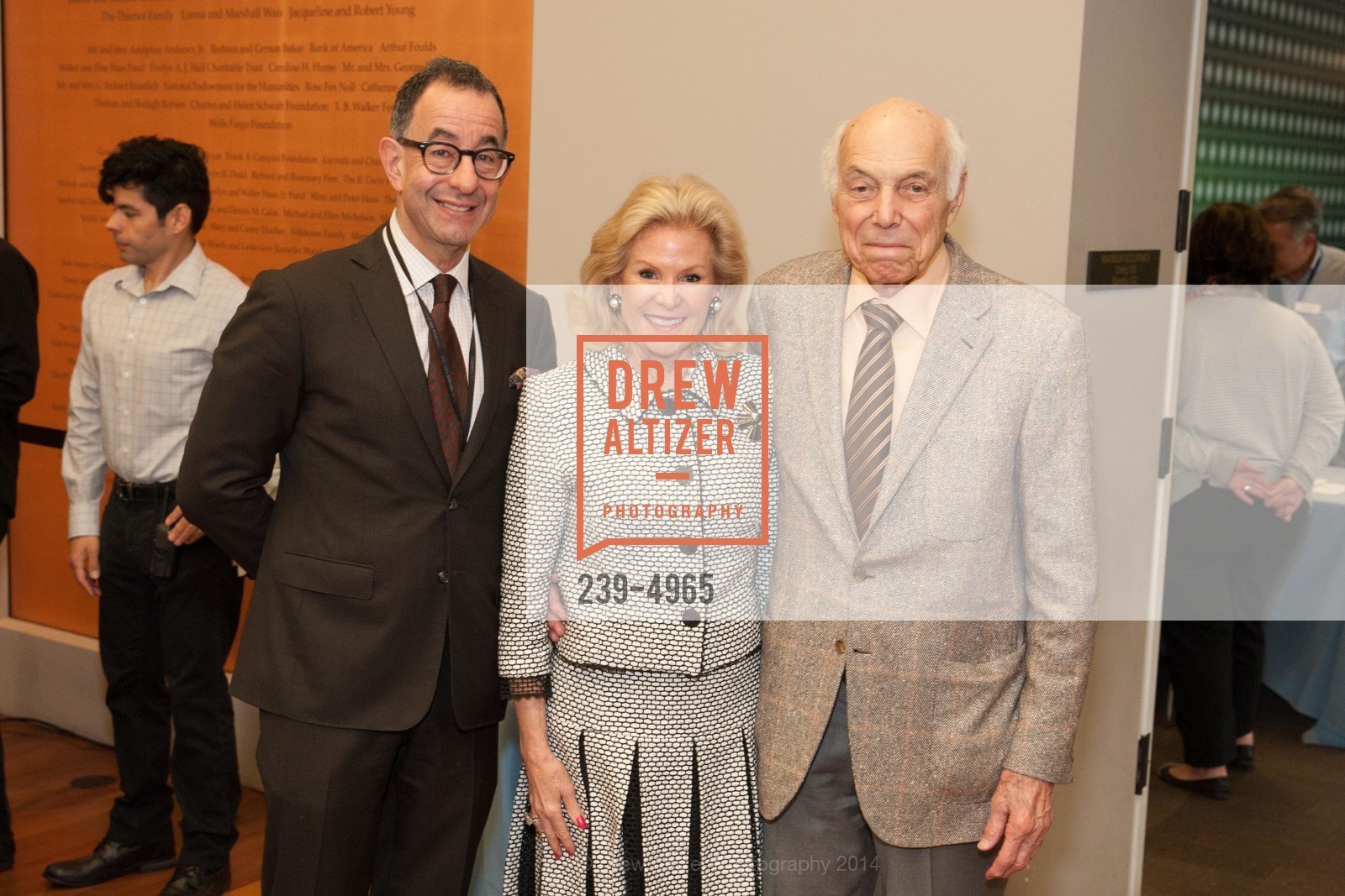 Colin Bailey, Dede Wilsey, Robert Meyerhoff, Press Preview: Modernism from the National Gallery of Art: The Robert & Jane Meyerhoff Collection, US, June 5th, 2014, Photo #239-4965 Colin Bailey, Dede Wilsey, Robert Meyerhoff, Photo #239-4965