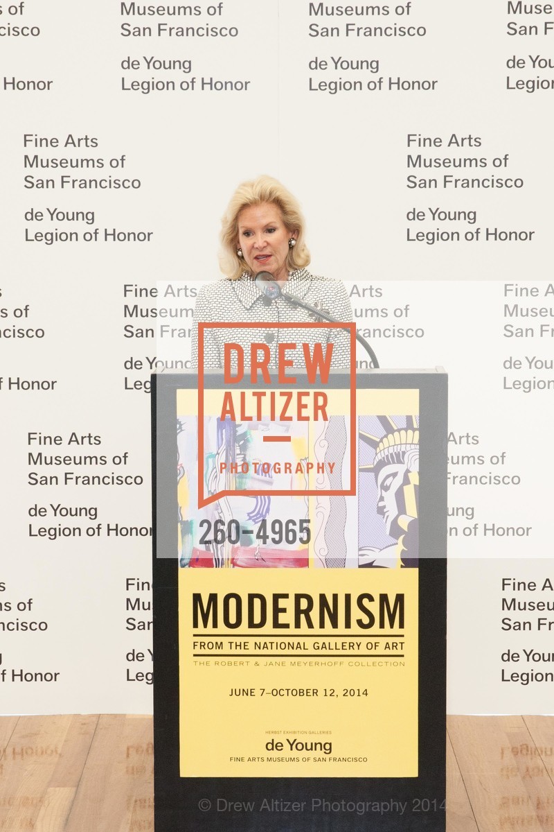 Dede Wilsey, Press Preview: Modernism from the National Gallery of Art: The Robert & Jane Meyerhoff Collection, US, June 5th, 2014, Photo #260-4965 Dede Wilsey, Photo #260-4965