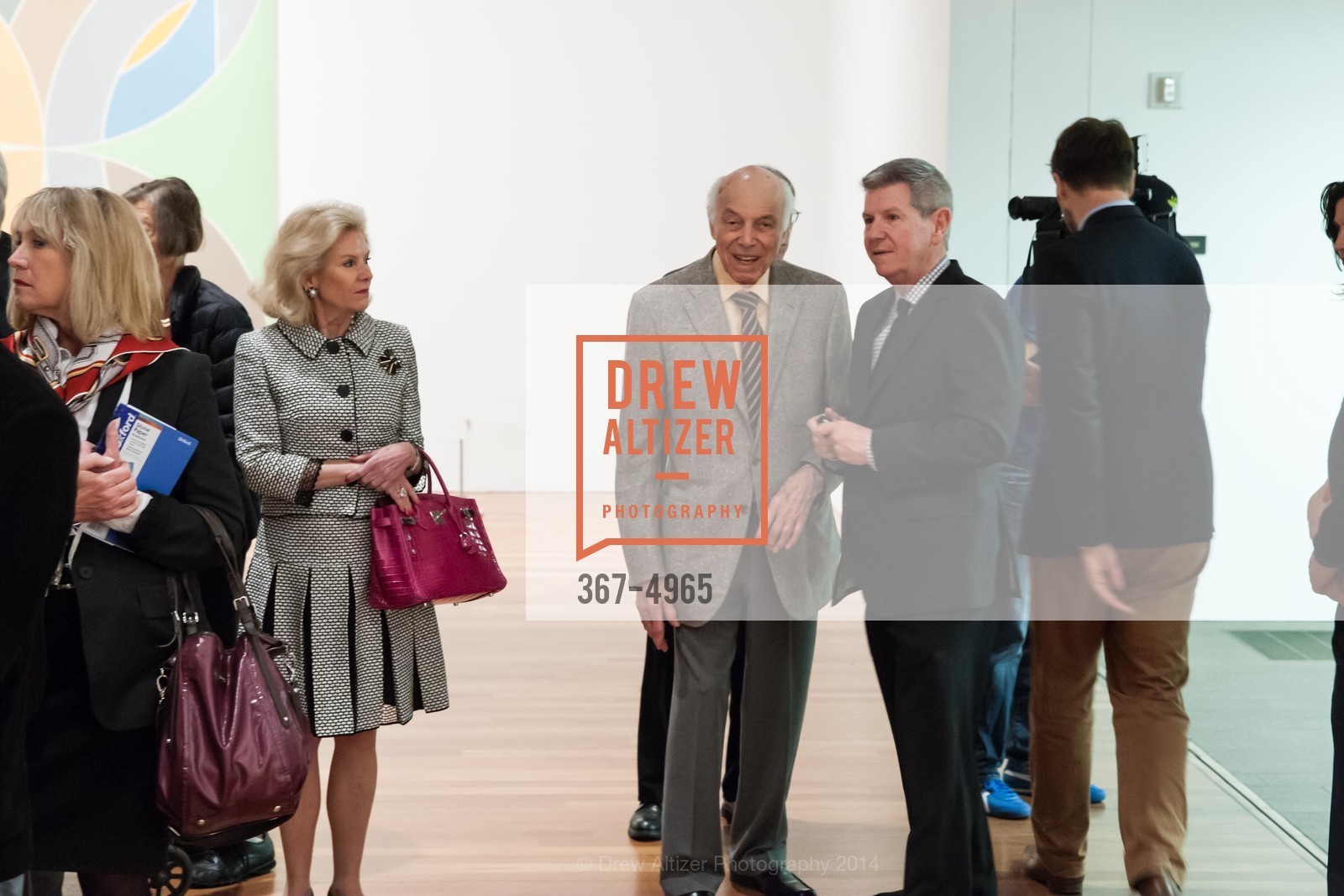 Dede Wilsey, Robert Meyerhoff, Richard Benefield, Press Preview: Modernism from the National Gallery of Art: The Robert & Jane Meyerhoff Collection, US, June 5th, 2014, Photo #367-4965 Dede Wilsey, Robert Meyerhoff, Richard Benefield, Photo #367-4965