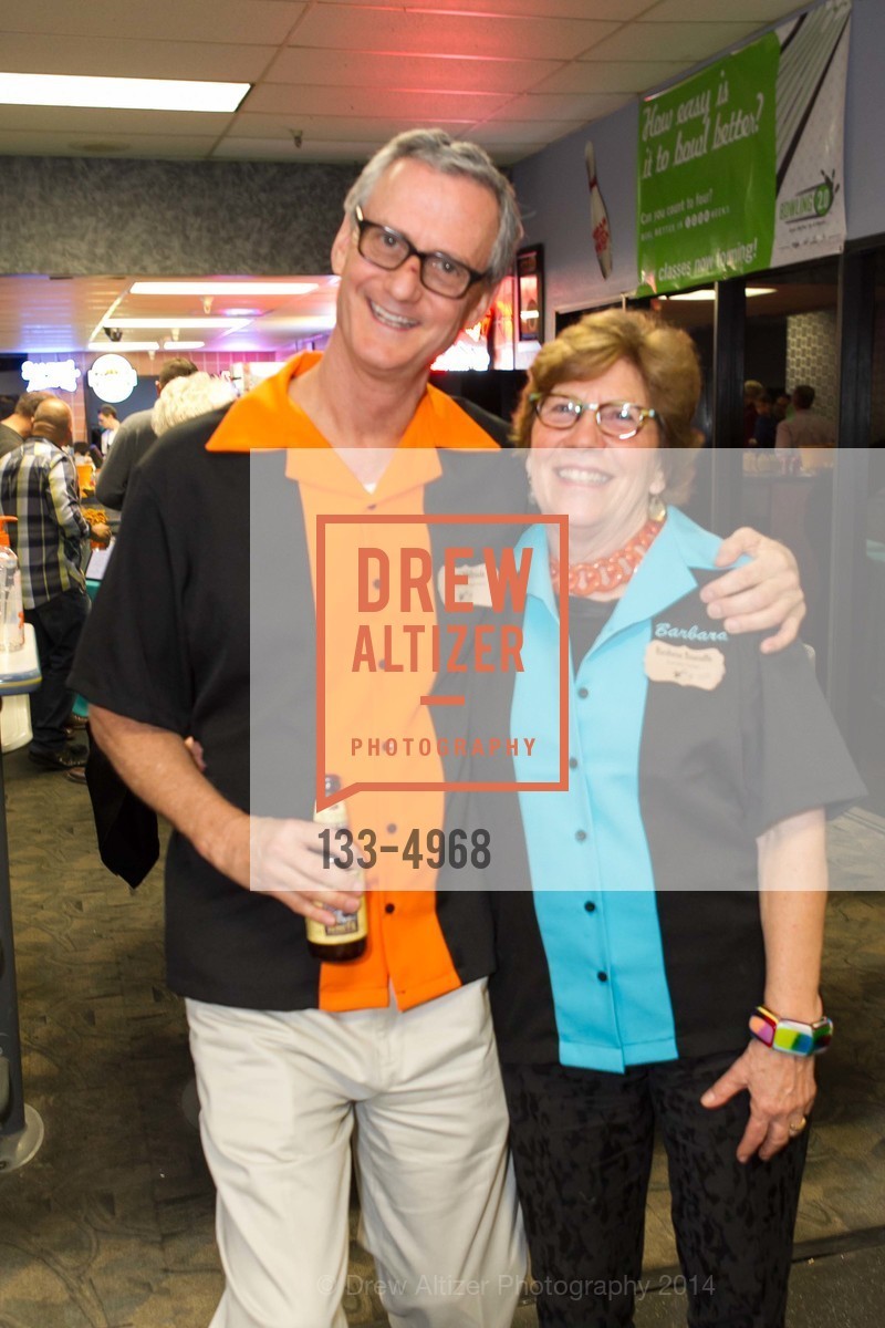 David Whiteside, Barbara Scavullo, SCAVULLO DESIGN & WHITESIDE MANAGEMENT Bowling Party, US, December 5th, 2014, Photo #133-4968 David Whiteside, Barbara Scavullo, Photo #133-4968