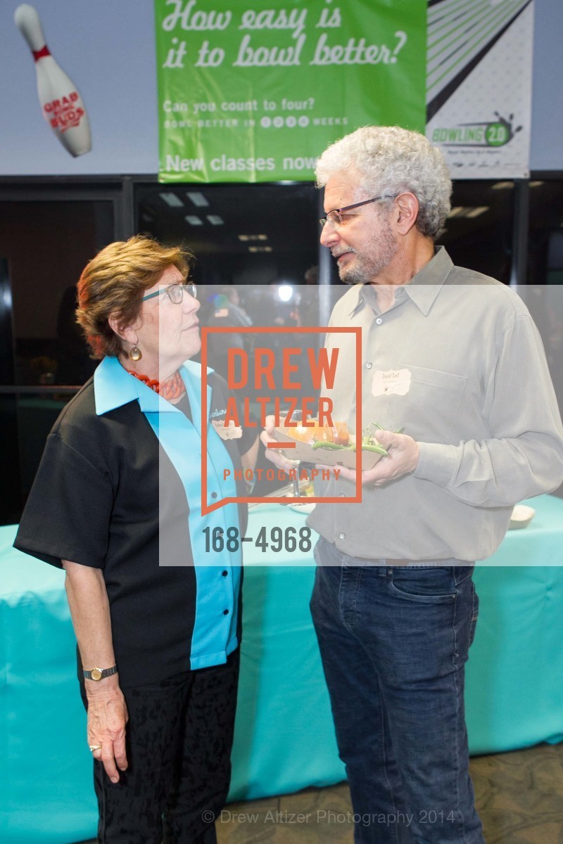Barbara Scavullo, David Gast, SCAVULLO DESIGN & WHITESIDE MANAGEMENT Bowling Party, US, December 5th, 2014, Photo #168-4968 Barbara Scavullo, David Gast, Photo #168-4968