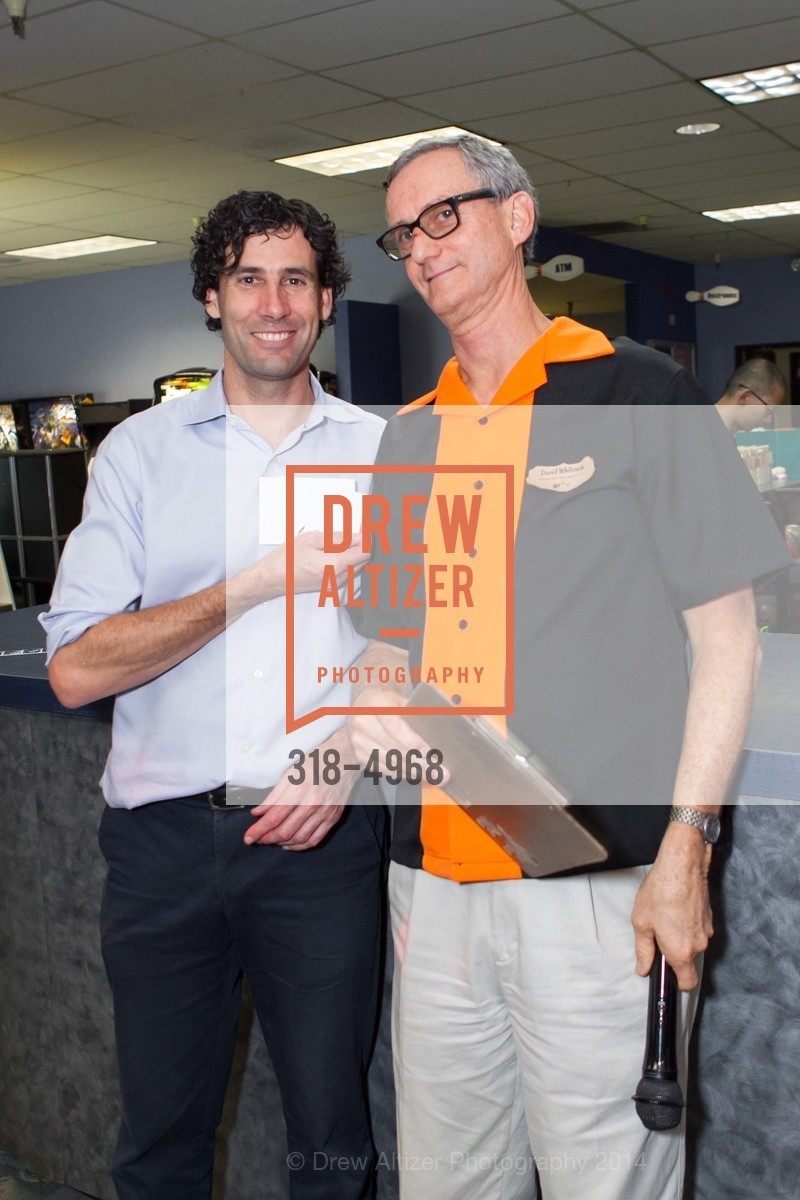 Chris Demos, David Whiteside, SCAVULLO DESIGN & WHITESIDE MANAGEMENT Bowling Party, US, December 5th, 2014, Photo #318-4968 Chris Demos, David Whiteside, Photo #318-4968