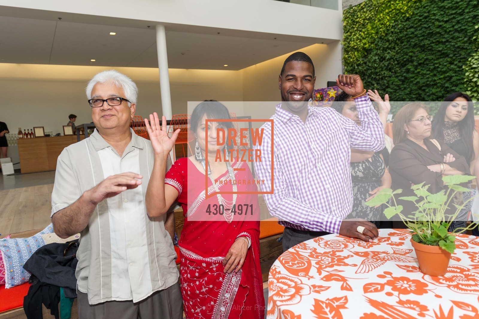 Paresh Patel, Heena Patel, Charles Farrier, LA COCINA'S 2nd Annual Gala, US, May 12th, 2014, Photo #430-4971 Paresh Patel, Heena Patel, Charles Farrier, Photo #430-4971