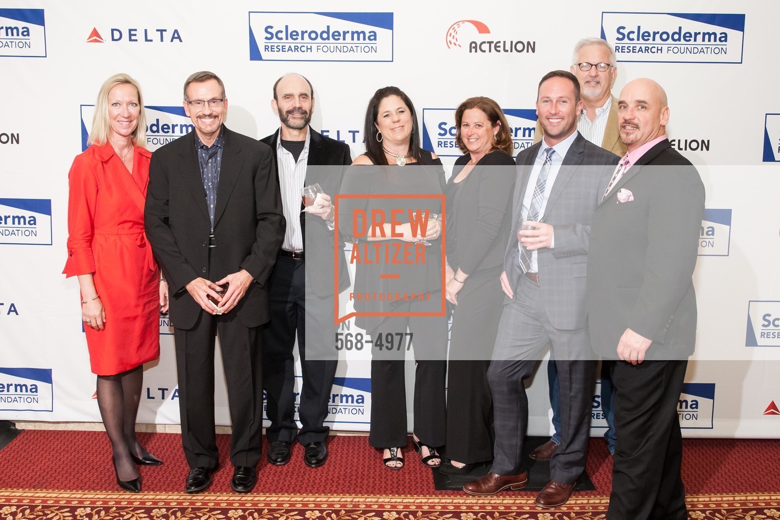 Pam Stolk, Dave Kapple, Will Green, Charlene O'Leary, Mark Zigler, Brian Pierce, Jeff Brand, Cool Comedy - Hot Cuisine: A benefit for the Scleroderma Research Foundation, US, April 23rd, 2014, Photo #568-4977 Pam Stolk, Dave Kapple, Will Green, Charlene O'Leary, Mark Zigler, Brian Pierce, Jeff Brand, Photo #568-4977