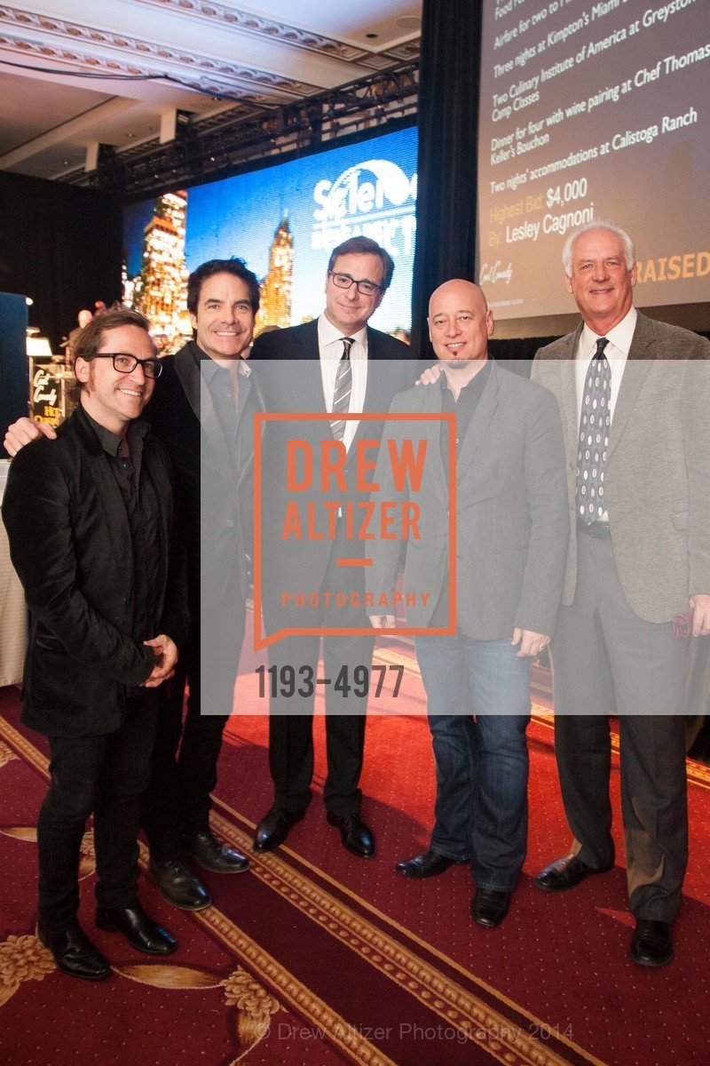 Jerry Becker, Pat Monahan, Bob Saget, Jimmy Stafford, John Blue, Photo #1193-4977