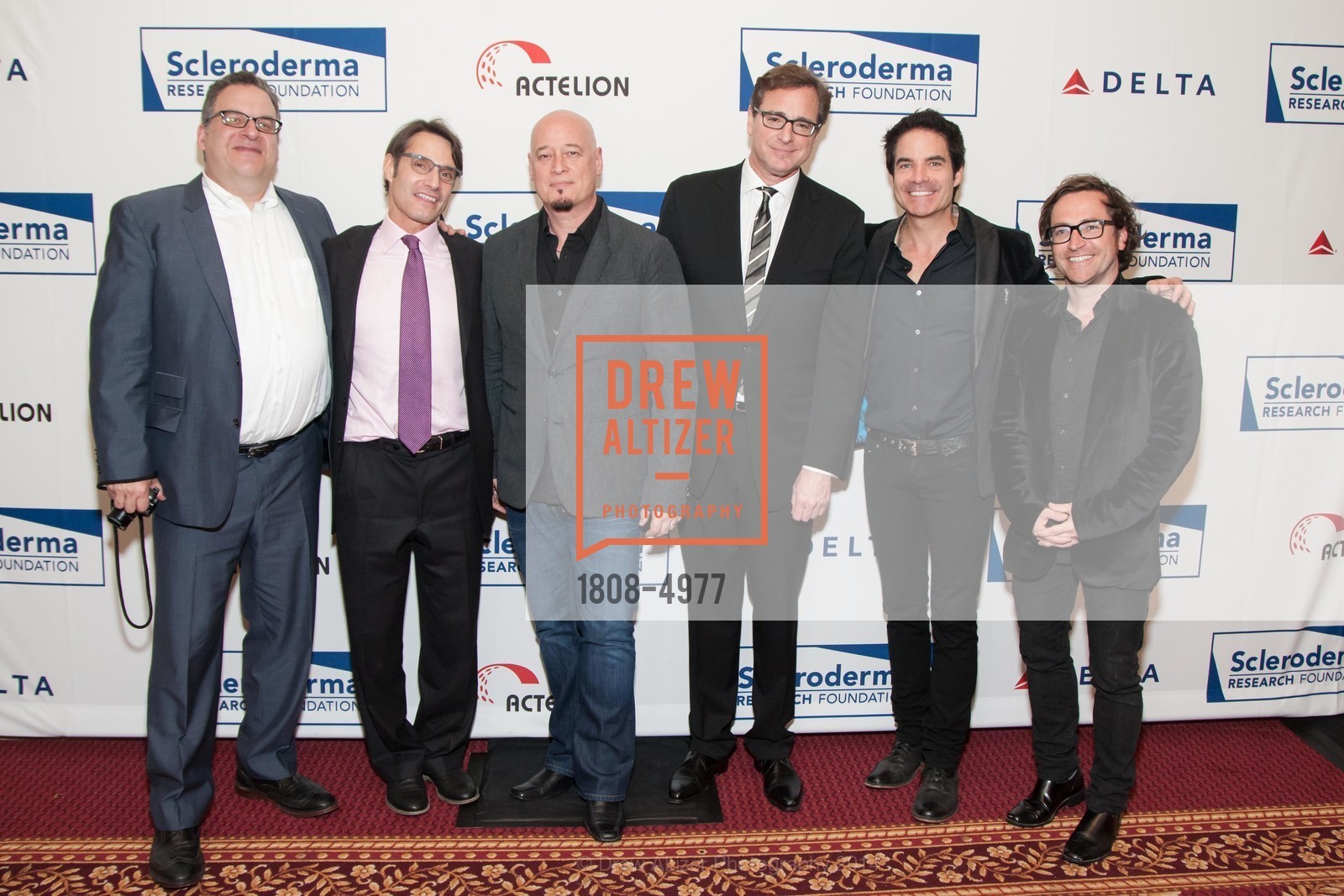 Jeff Garlin, Luke Evnin, Jimmy Stafford, Bob Saget, Pat Monahan, Jerry Becker, Photo #1808-4977