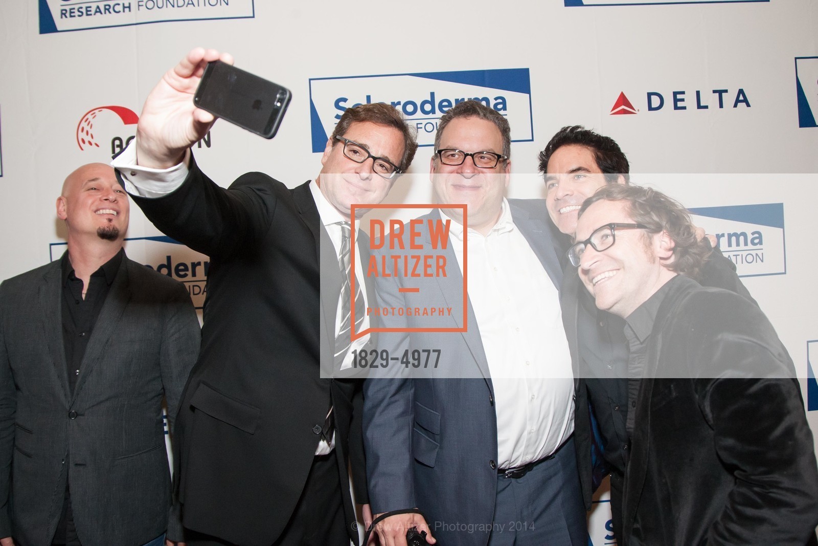 Jimmy Stafford, Bob Saget, Jeff Garlin, Pat Monahan, Jerry Becker, Photo #1829-4977