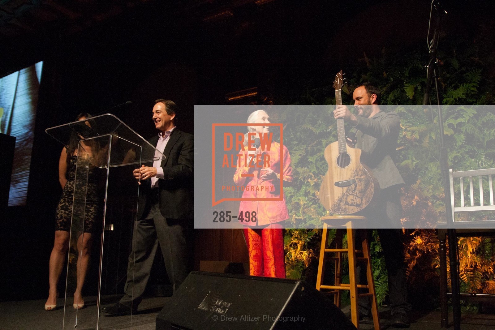 Charlie Knowles, Jane Goodall, Dave Matthews, Dr. Jane Goodall 80th Birthday Celebration, US. US, April 3rd, 2014,Drew Altizer, Drew Altizer Photography, full-service event agency, private events, San Francisco photographer, photographer California