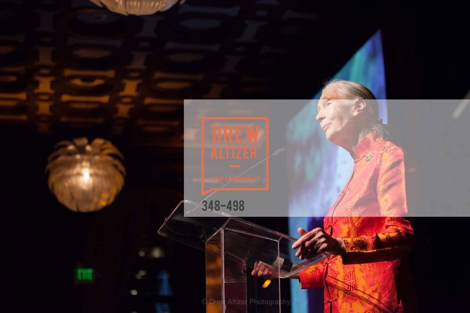 Jane Goodall, Dr. Jane Goodall 80th Birthday Celebration, US. US, April 3rd, 2014,Drew Altizer, Drew Altizer Photography, full-service agency, private events, San Francisco photographer, photographer california