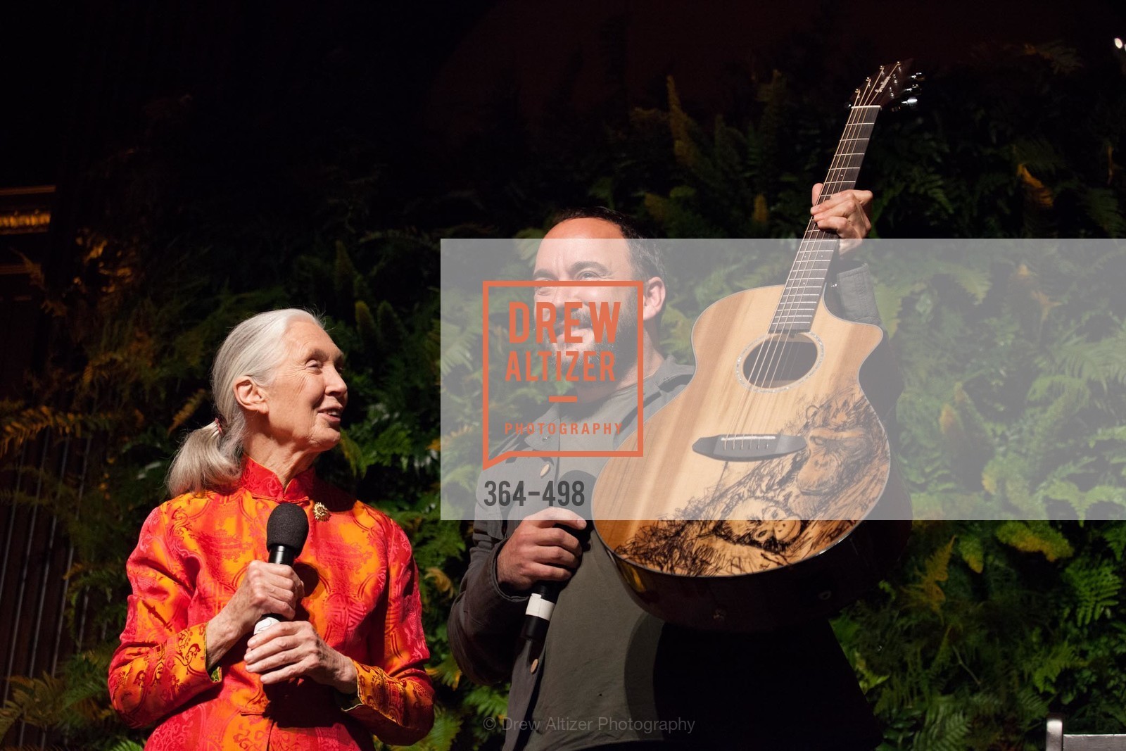 Jane Goodall, Dave Matthews, Dr. Jane Goodall 80th Birthday Celebration, US. US, April 3rd, 2014,Drew Altizer, Drew Altizer Photography, full-service agency, private events, San Francisco photographer, photographer california
