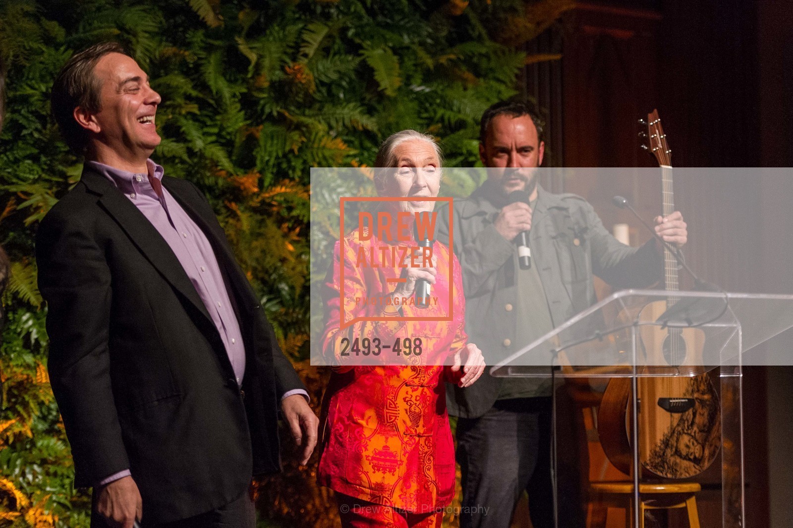 Charlie Knowles, Jane Goodall, Dave Matthews, Dr. Jane Goodall 80th Birthday Celebration, US. US, April 3rd, 2014,Drew Altizer, Drew Altizer Photography, full-service agency, private events, San Francisco photographer, photographer california