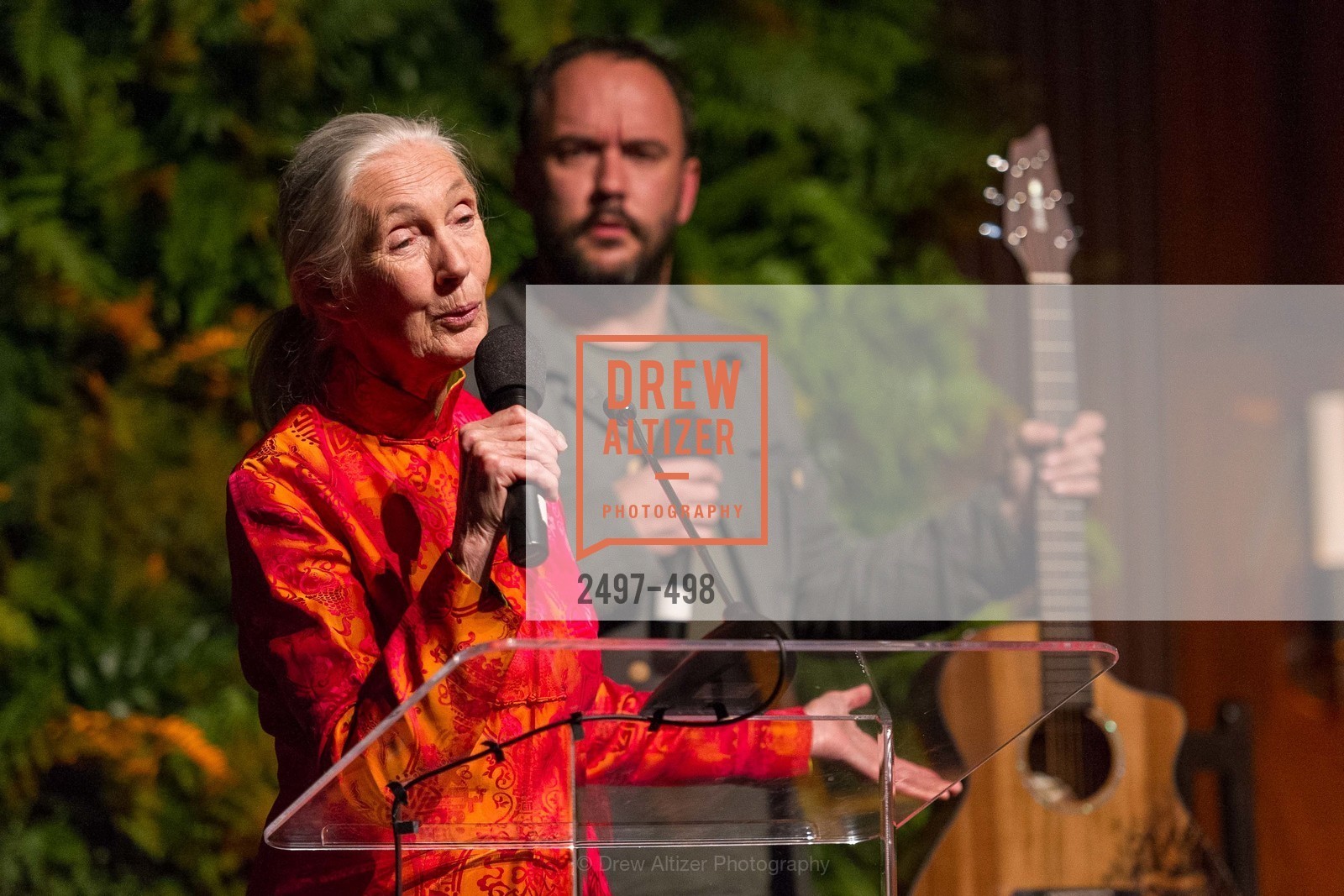 Jane Goodall, Dave Matthews, Dr. Jane Goodall 80th Birthday Celebration, US. US, April 3rd, 2014,Drew Altizer, Drew Altizer Photography, full-service event agency, private events, San Francisco photographer, photographer California