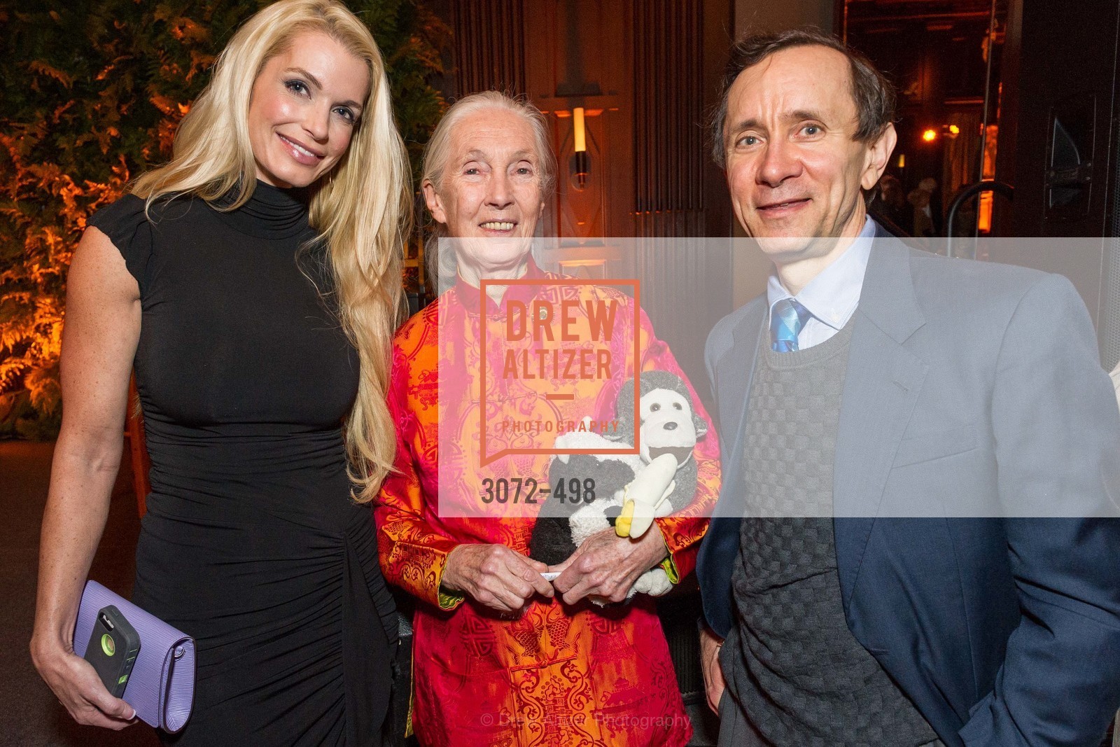 Tiara Tameron, Jane Goodall, Addison Fischer, Dr. Jane Goodall 80th Birthday Celebration, US. US, April 3rd, 2014,Drew Altizer, Drew Altizer Photography, full-service event agency, private events, San Francisco photographer, photographer California
