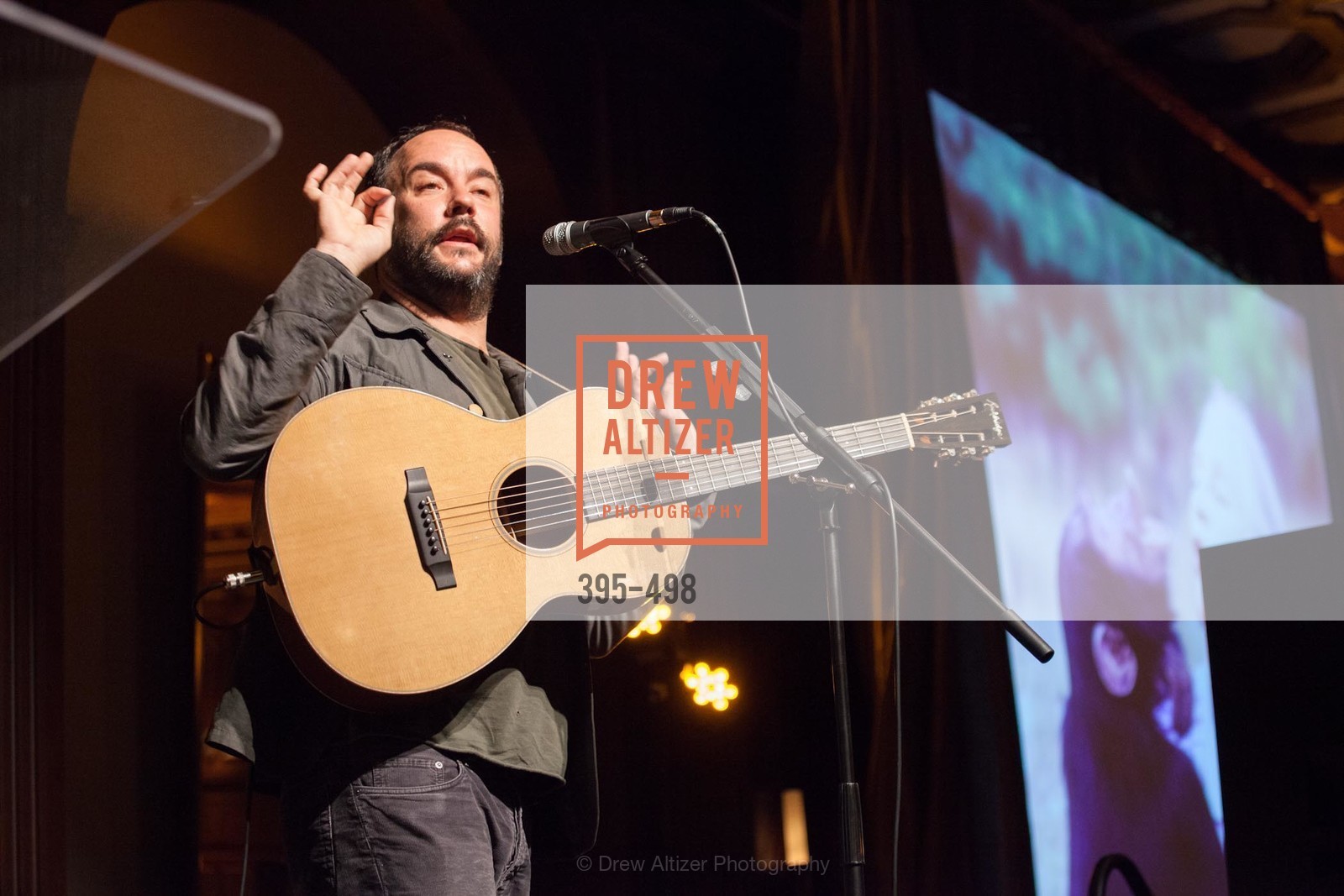 Dave Matthews, Dr. Jane Goodall 80th Birthday Celebration, US. US, April 3rd, 2014,Drew Altizer, Drew Altizer Photography, full-service agency, private events, San Francisco photographer, photographer california