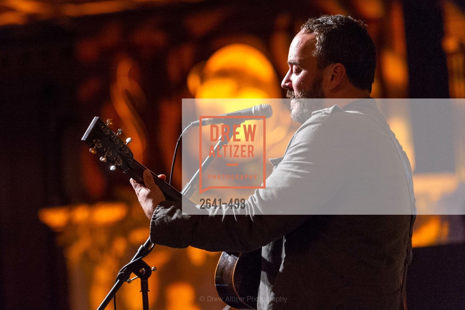 Performance By Dave Matthews, Dr. Jane Goodall 80th Birthday Celebration, US. Julia Morgan Ballroom, Photo #2641-498 Performance By Dave Matthews, Photo #2641-498