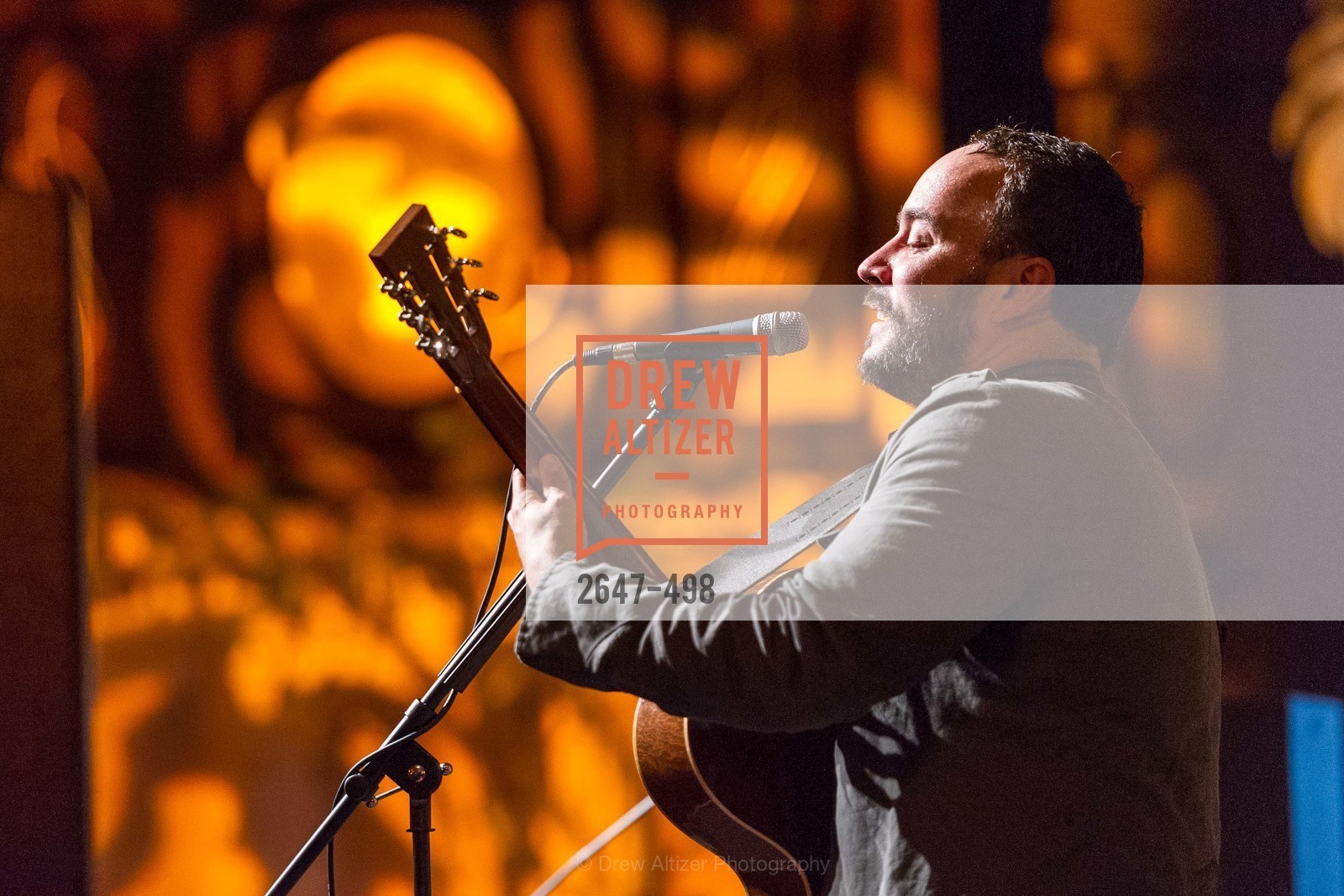 Performance By Dave Matthews, Dr. Jane Goodall 80th Birthday Celebration, US. US, April 3rd, 2014,Drew Altizer, Drew Altizer Photography, full-service event agency, private events, San Francisco photographer, photographer California