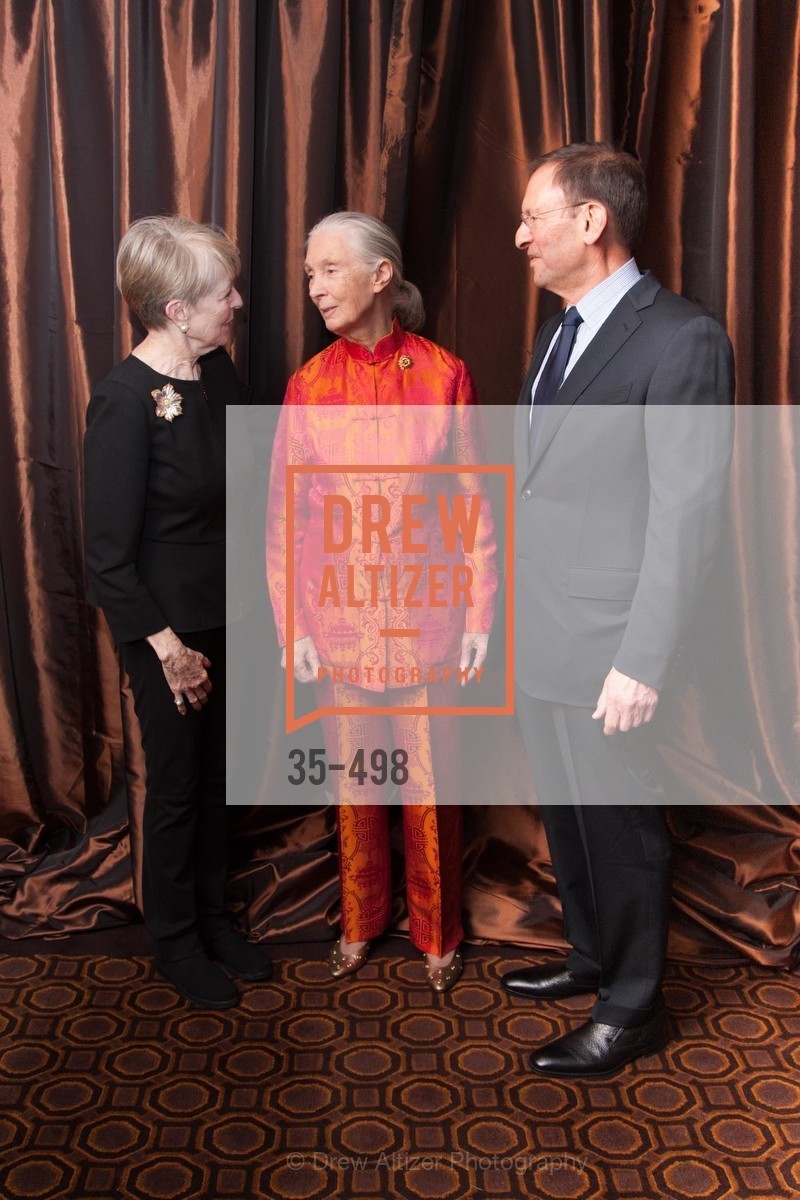 Florence Goldby, Jane Goodall, Steven Goldby, Dr. Jane Goodall 80th Birthday Celebration, US. US, April 3rd, 2014,Drew Altizer, Drew Altizer Photography, full-service agency, private events, San Francisco photographer, photographer california