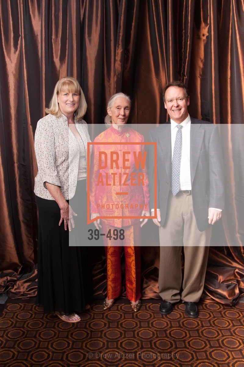 Martha Fischer, Jane Goodall, Frank Fischer, Dr. Jane Goodall 80th Birthday Celebration, US. US, . US, Photo #39-498 Martha Fischer, Jane Goodall, Frank Fischer, Photo #39-498