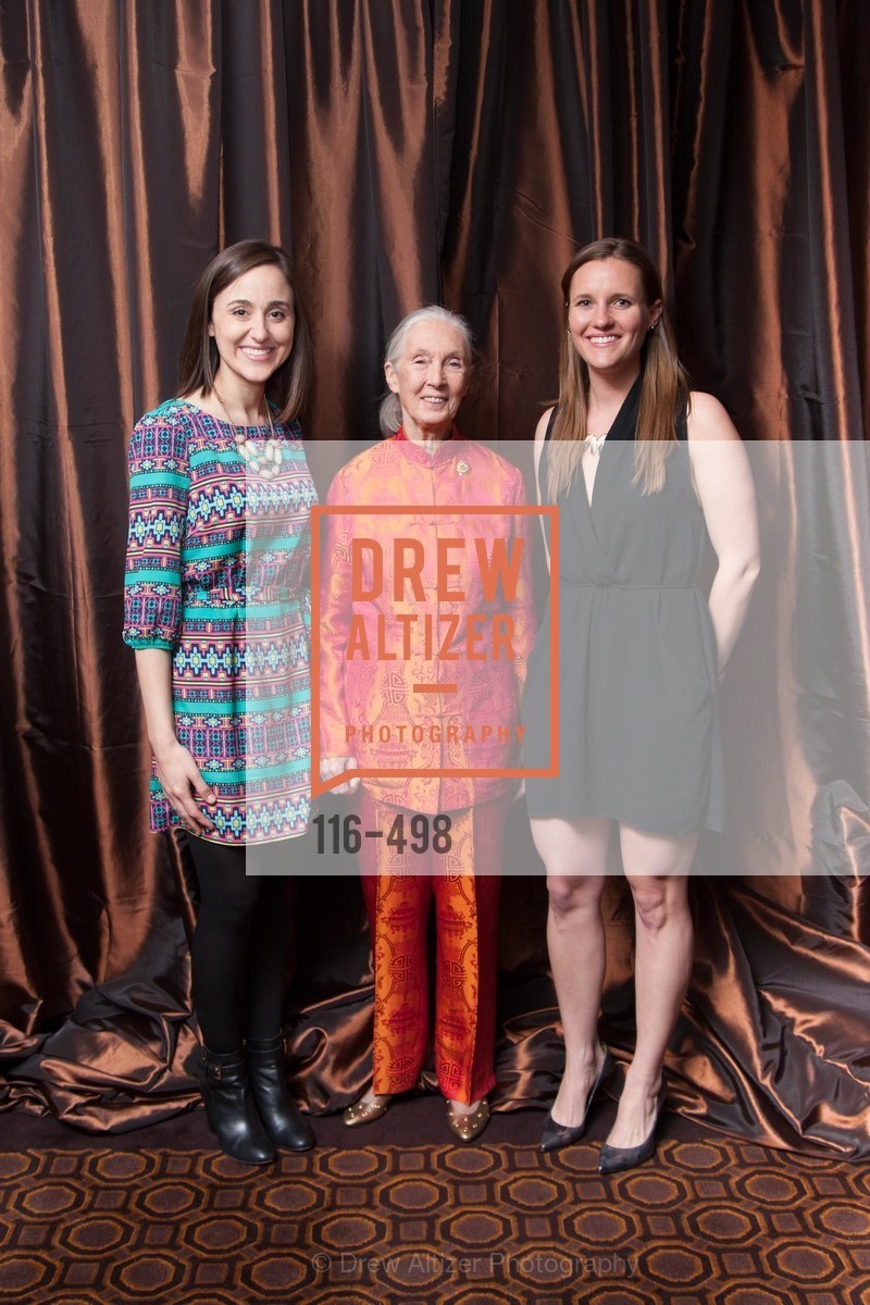 Brittany Sadoian, Jane Goodall, Abby Speight, Dr. Jane Goodall 80th Birthday Celebration, US. US, . US, Photo #116-498 Brittany Sadoian, Jane Goodall, Abby Speight, Photo #116-498
