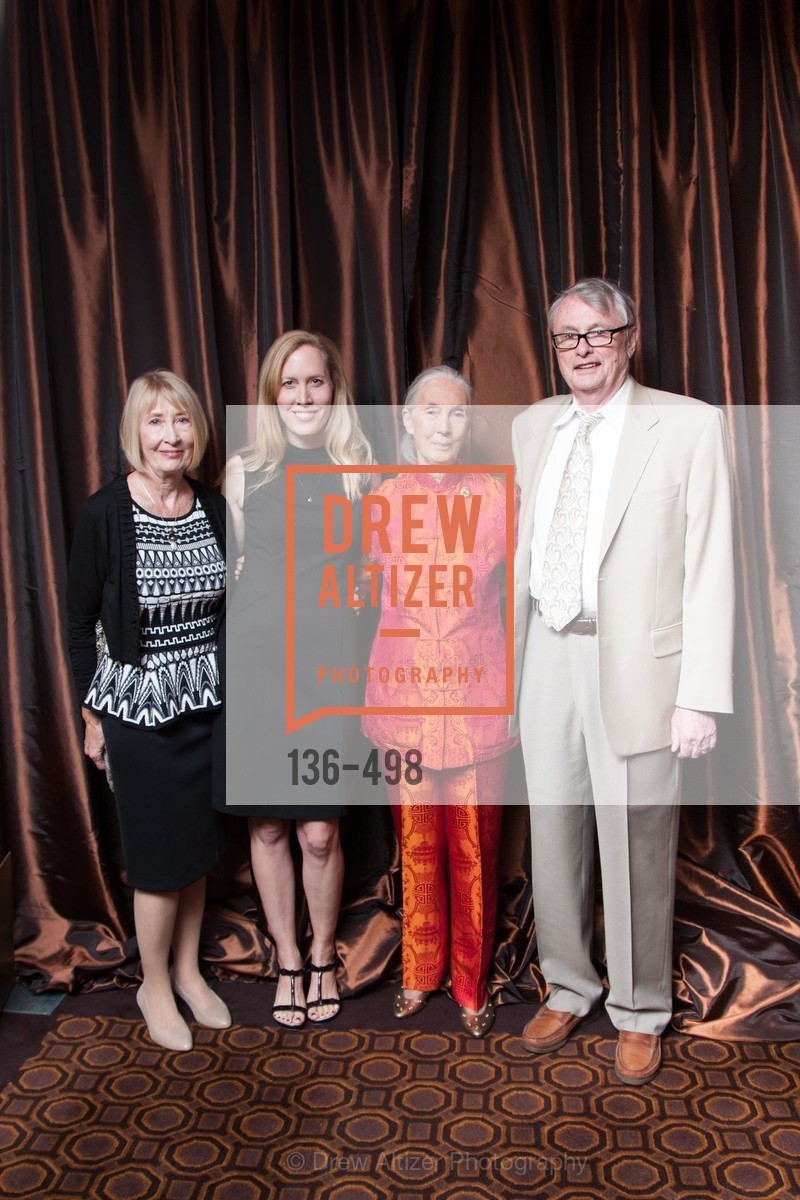 Lynn Lewis, Stephanie Knowles, Jane Goodall, Bob Lewis, Dr. Jane Goodall 80th Birthday Celebration, US. US, April 3rd, 2014,Drew Altizer, Drew Altizer Photography, full-service agency, private events, San Francisco photographer, photographer california