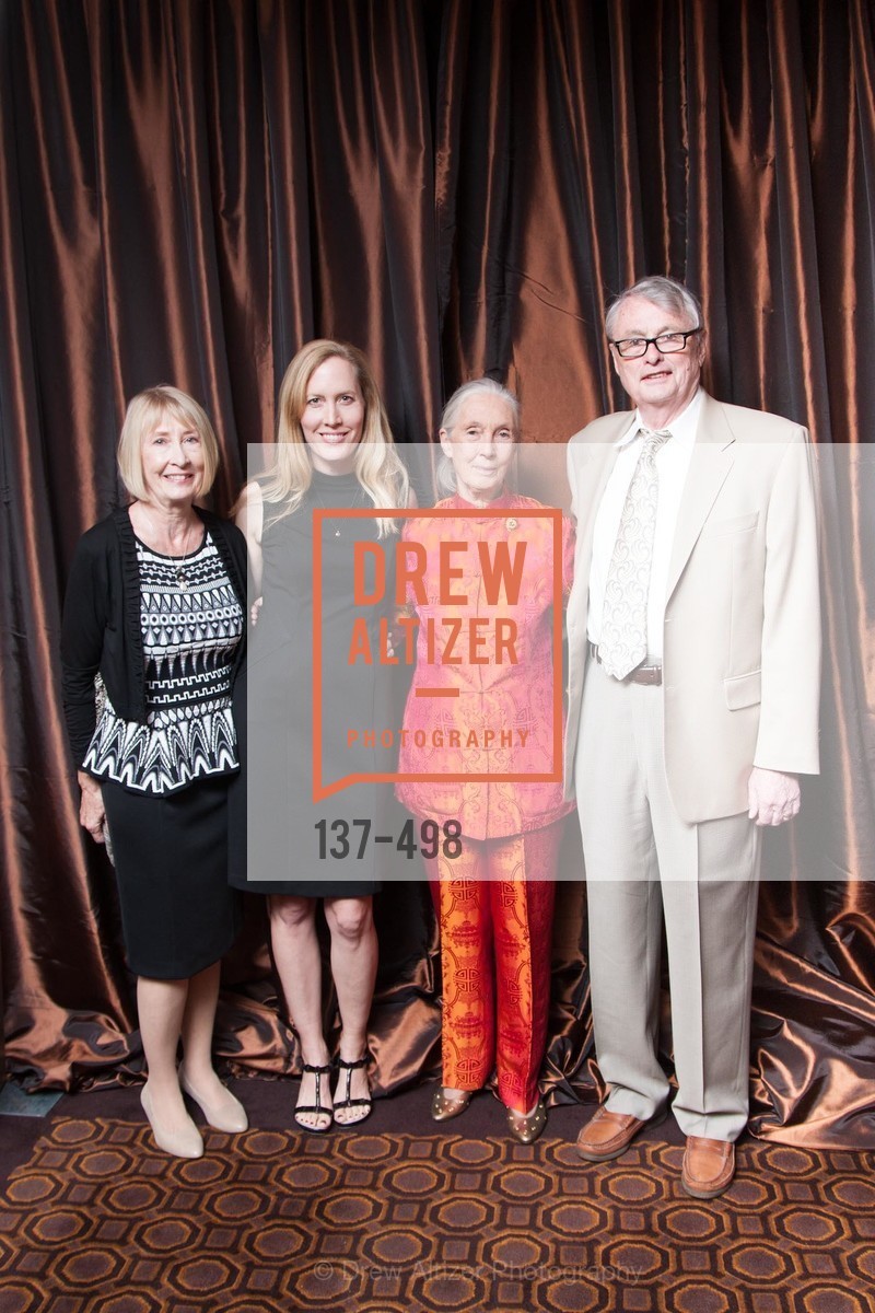 Lynn Lewis, Stephanie Knowles, Jane Goodall, Bob Lewis, Dr. Jane Goodall 80th Birthday Celebration, US. US, April 3rd, 2014,Drew Altizer, Drew Altizer Photography, full-service agency, private events, San Francisco photographer, photographer california