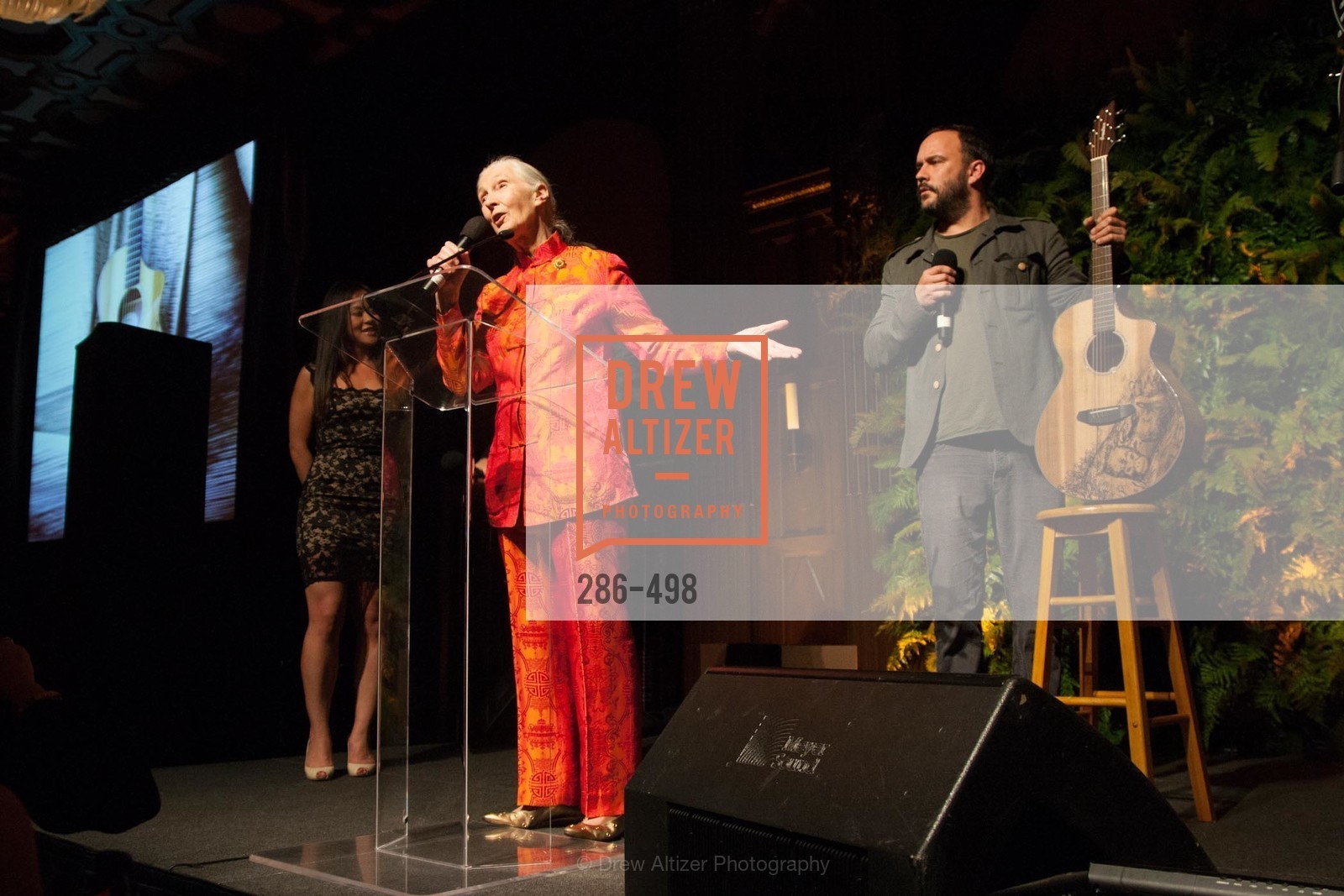 Jane Goodall, Dave Matthews, Dr. Jane Goodall 80th Birthday Celebration, US. US, April 3rd, 2014,Drew Altizer, Drew Altizer Photography, full-service agency, private events, San Francisco photographer, photographer california