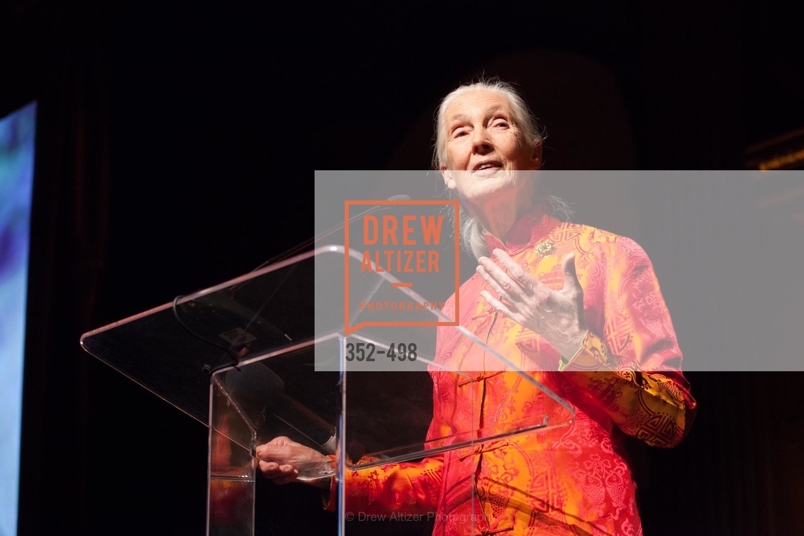 Jane Goodall, Dr. Jane Goodall 80th Birthday Celebration, US. US, April 3rd, 2014,Drew Altizer, Drew Altizer Photography, full-service event agency, private events, San Francisco photographer, photographer California
